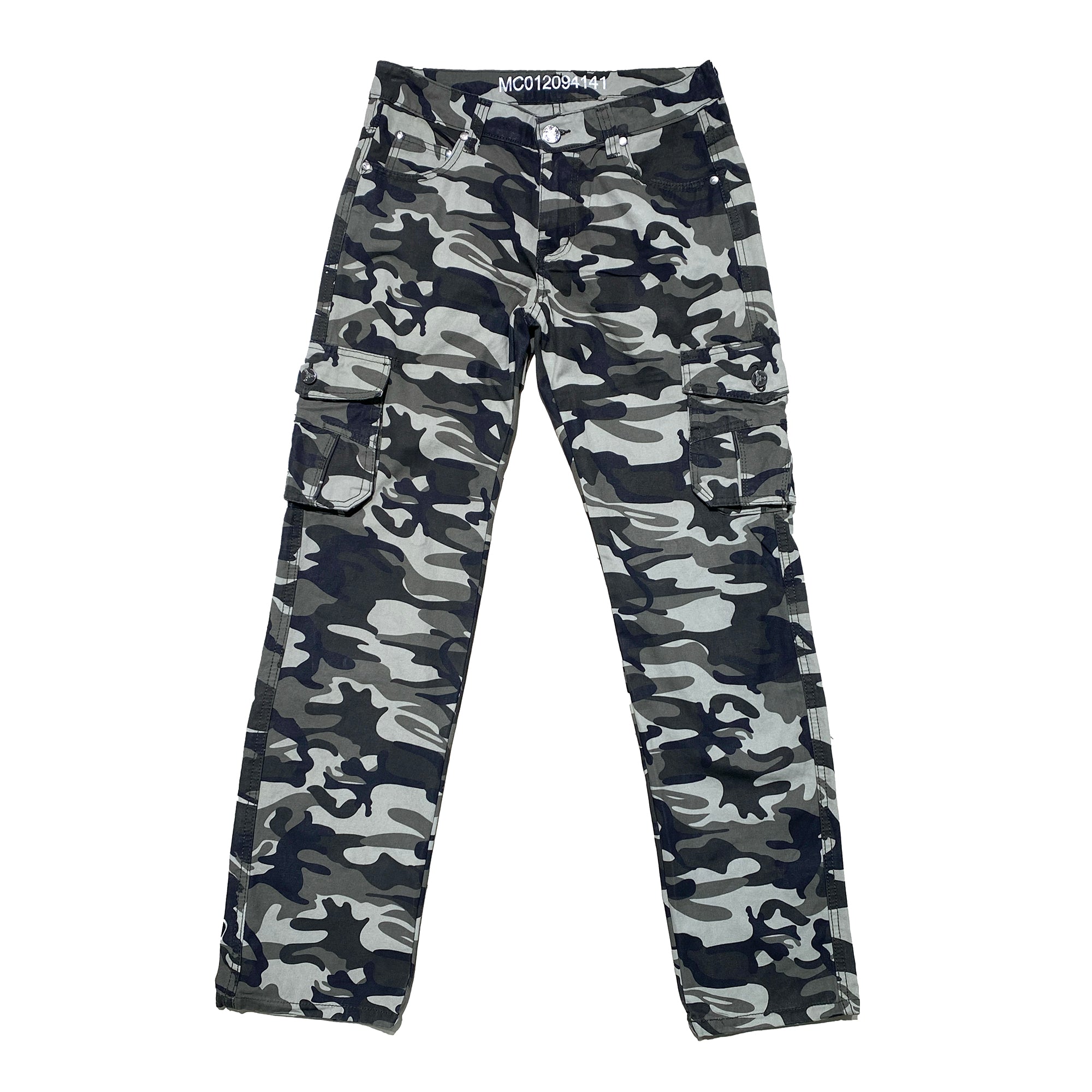 Ανδρικά πατελόνια cargo παραλλαγής Χακί ANSIN