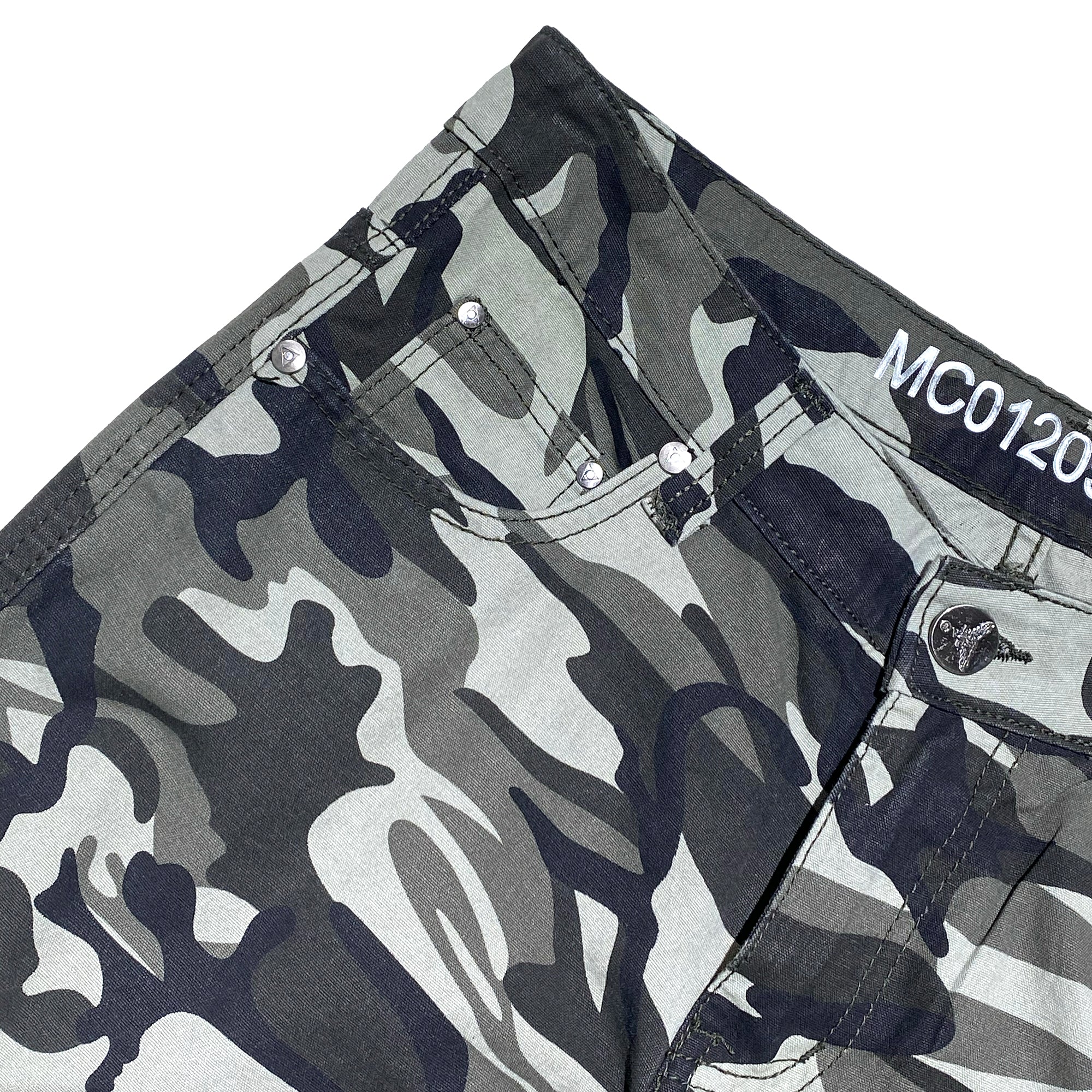 Ανδρικά πατελόνια cargo παραλλαγής Χακί ANSIN