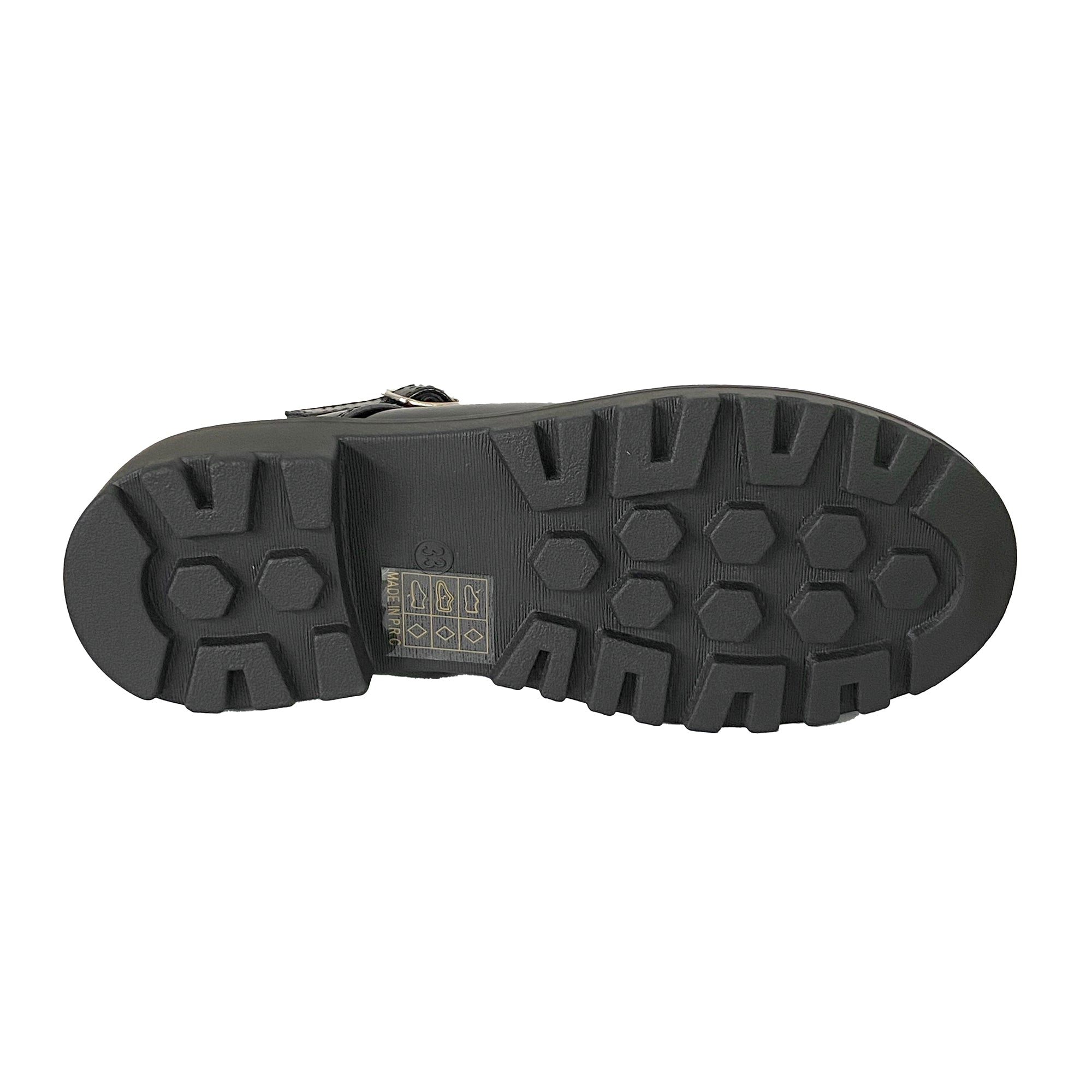 Κοριτσίστικες μπαλαρίνες λουστρίν με μπαρέτα Μαύρο ANSIN