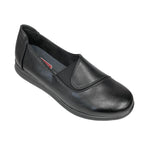 Γυναικεία ανατομικά παπούτσια slip-on με λάστιχο Μαύρο ANSIN
