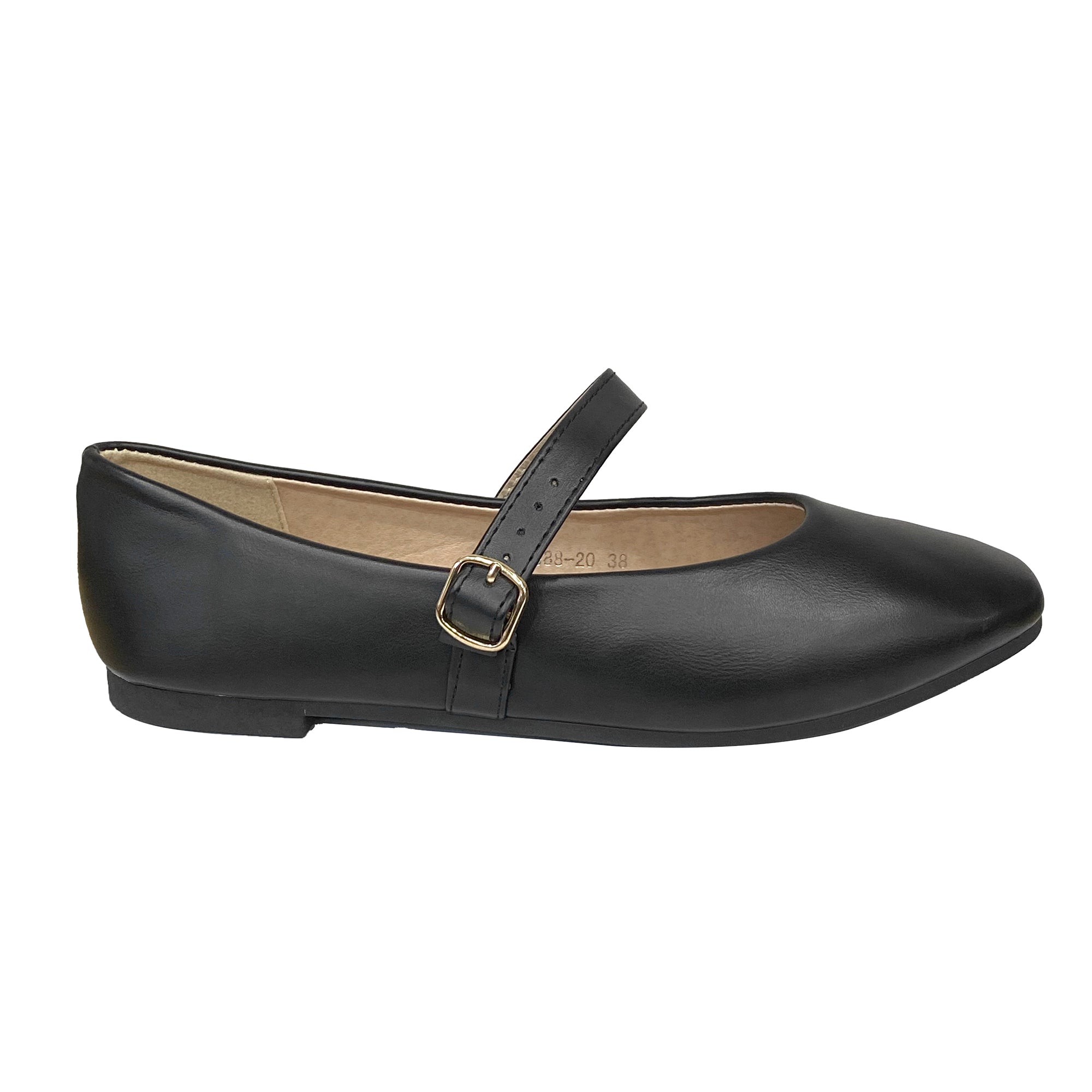 Γυναικείες μπαλαρίνες με μπαρέτα Μαύρο ANSIN