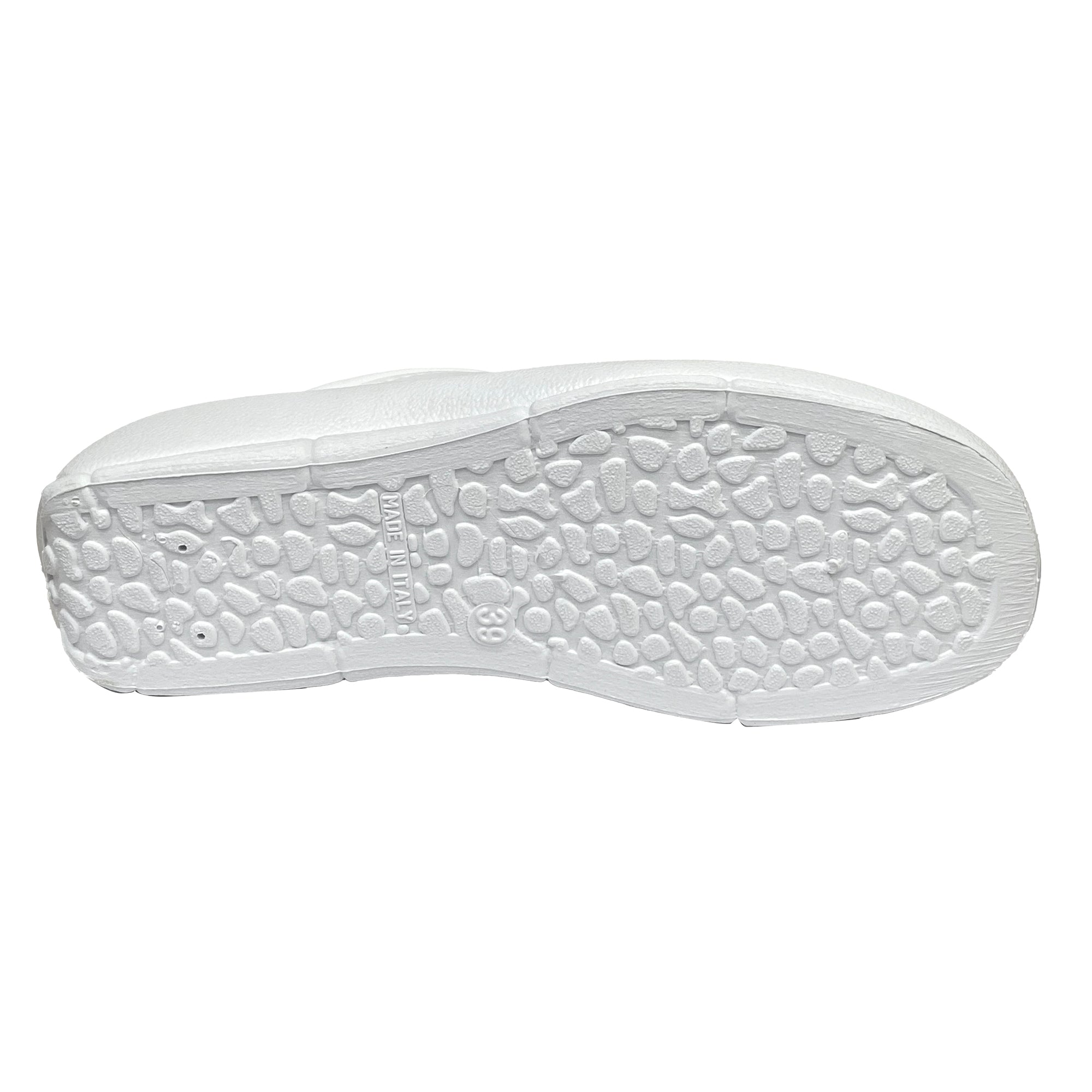 Ανδρικά ανατομικά σαμπό με δερμάτινο πάτο Λευκό ANSIN