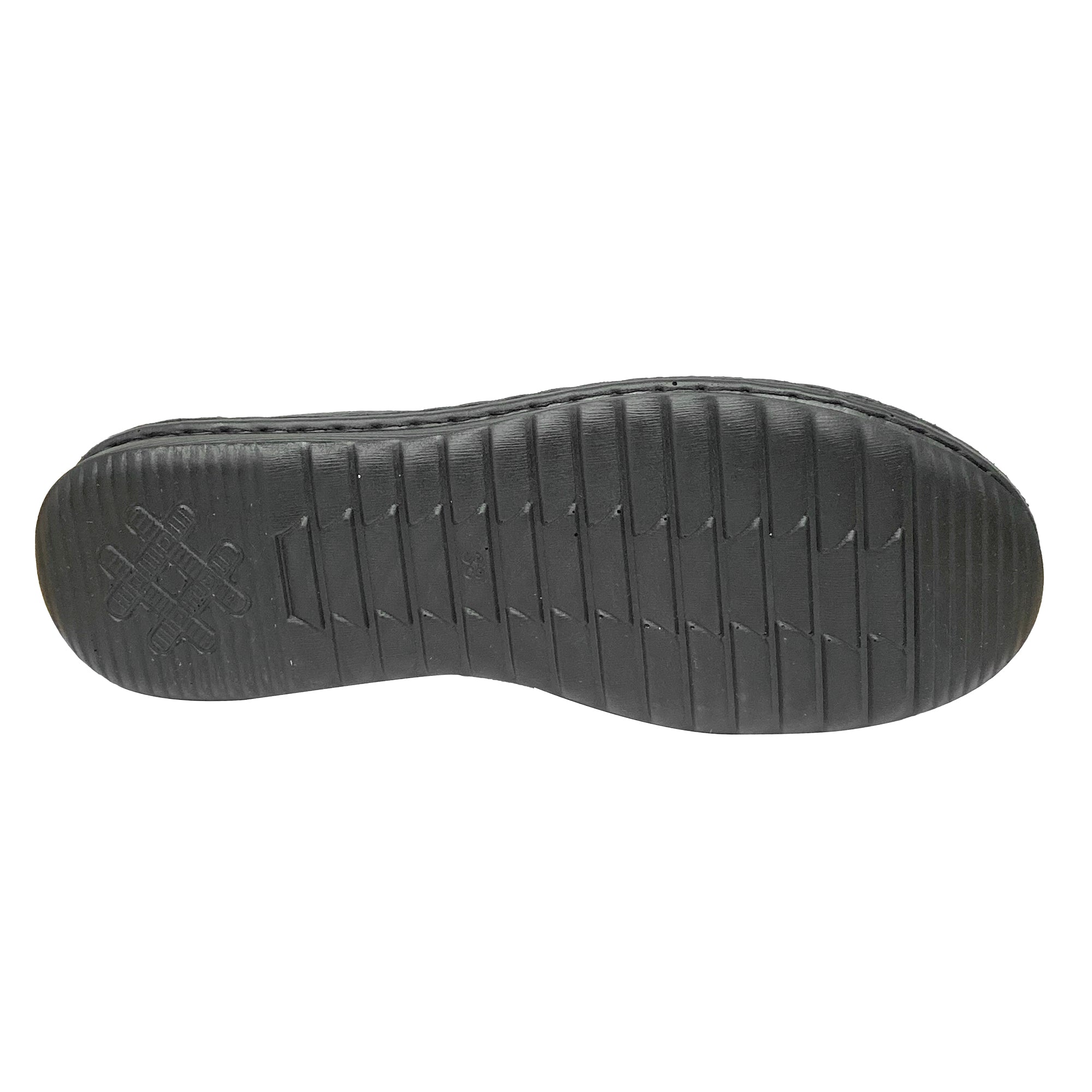 Γυναικεία ανατομικά παπούτσια slip-on με λάστιχο Μαύρο ANSIN