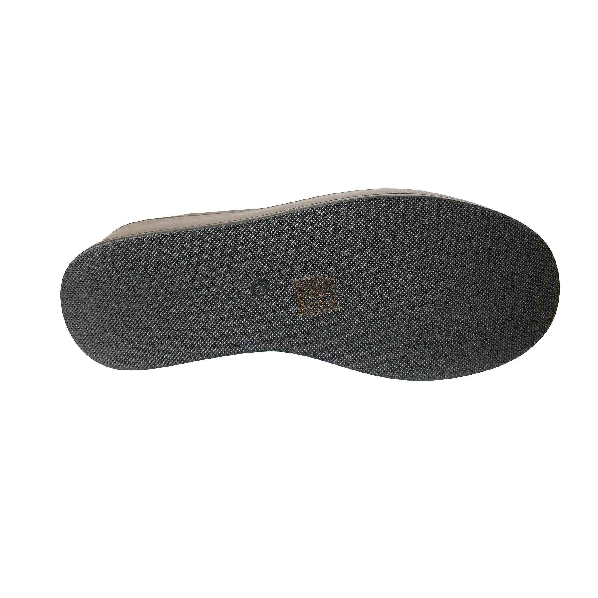 Γυναικεία μοκασίνια με πλατφόρμα και διακοσμητική αγκράφα Καφέ ANSIN