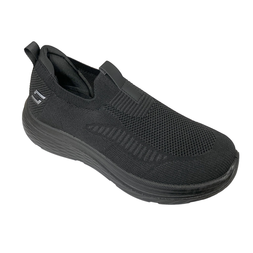 Ανδρικά ανατομικά αθλητικά παπούτσια Slip-on Μαύρο ANSIN