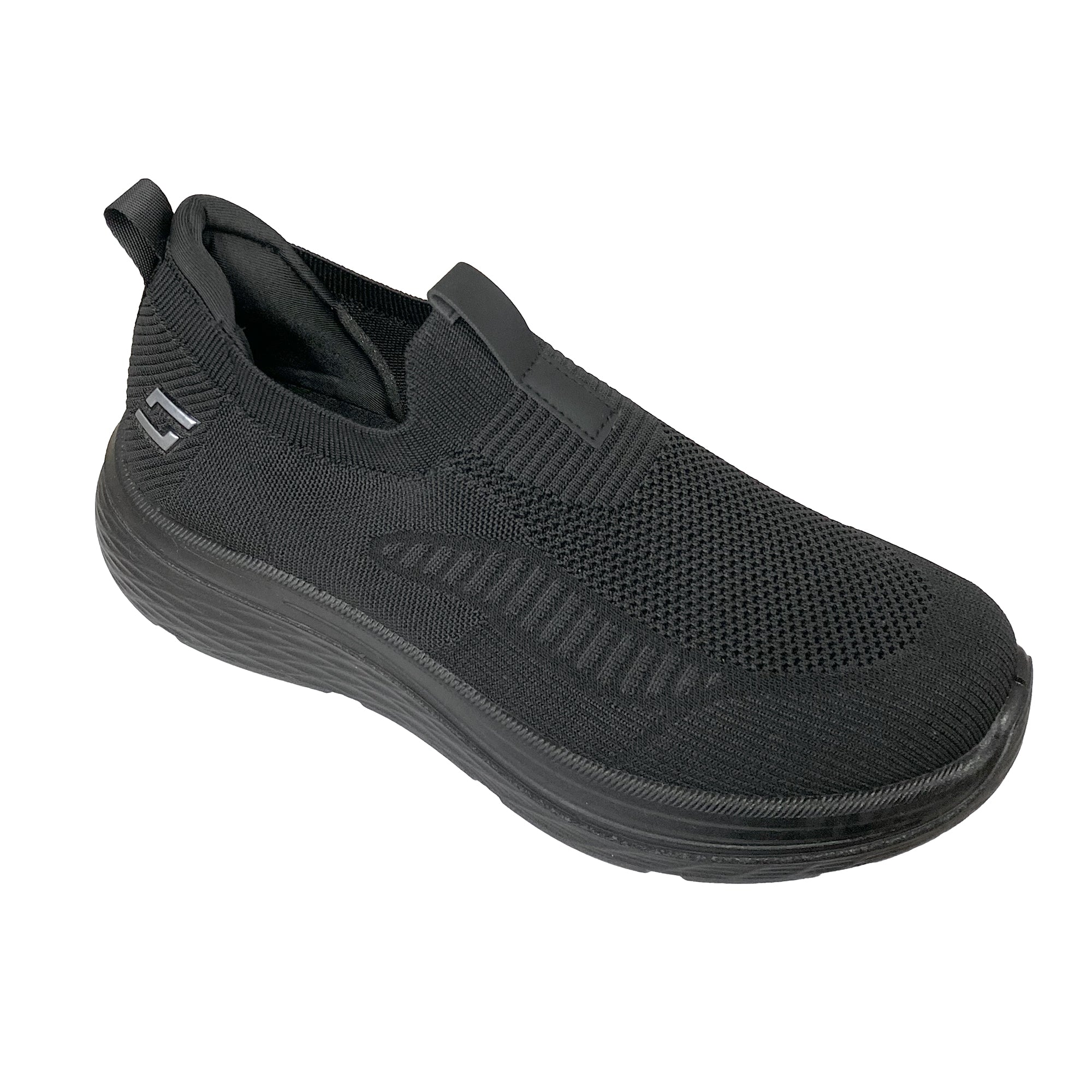Ανδρικά ανατομικά αθλητικά παπούτσια Slip-on Μαύρο ANSIN