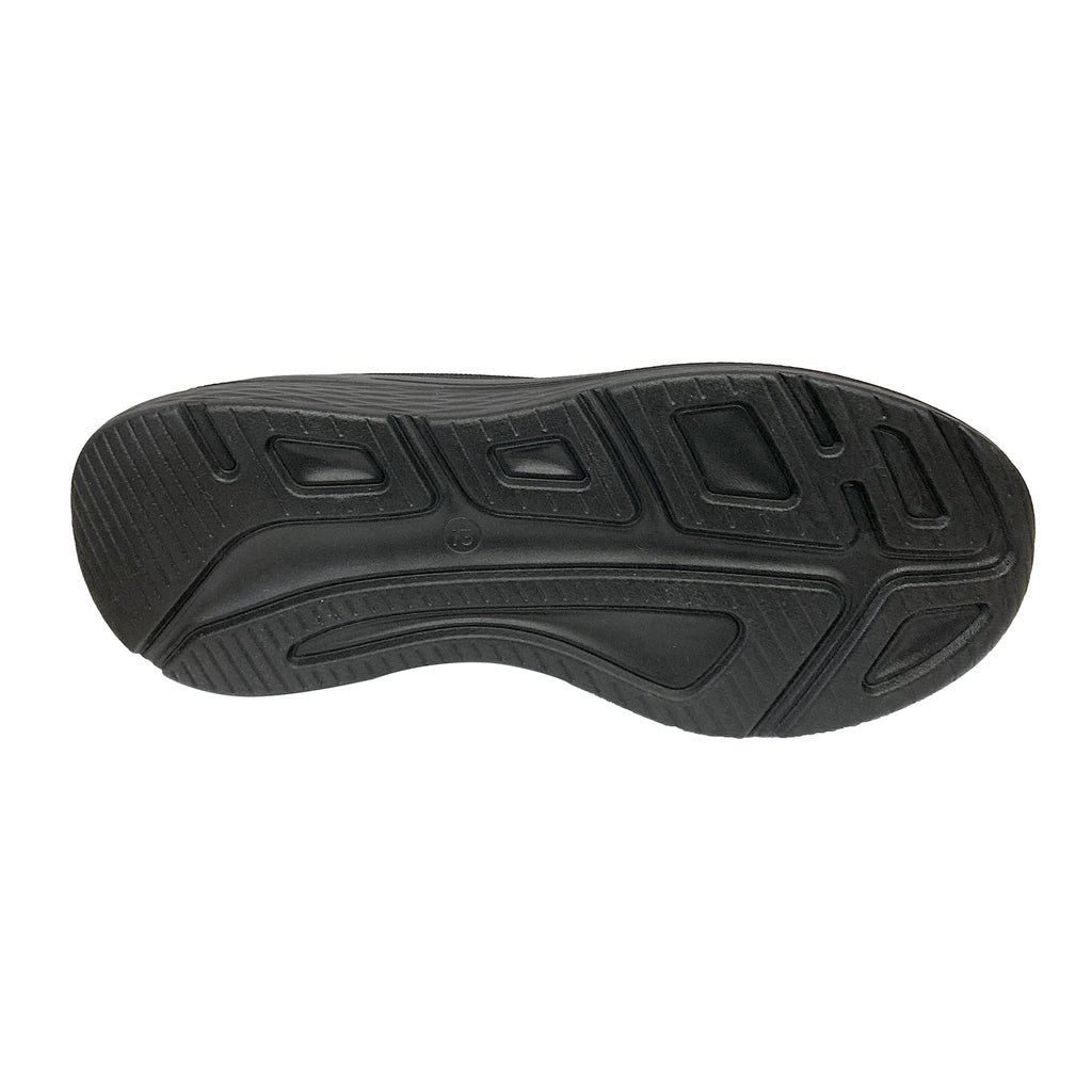Ανδρικά ανατομικά αθλητικά παπούτσια Slip-on Μαύρο ANSIN