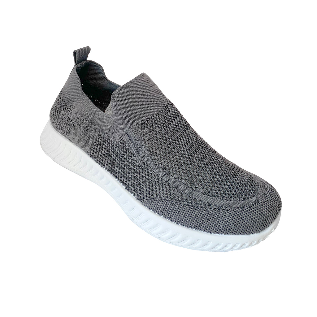 Ανδρικά πάνινα παπούτσια Slip-on Γκρι ANSIN