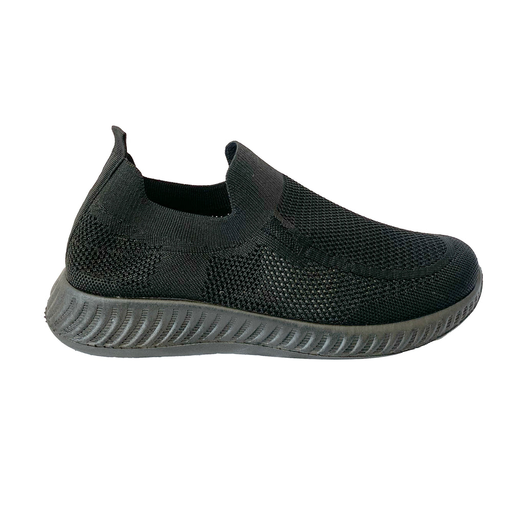 Ανδρικά πάνινα παπούτσια Slip-on Μαύρο ANSIN