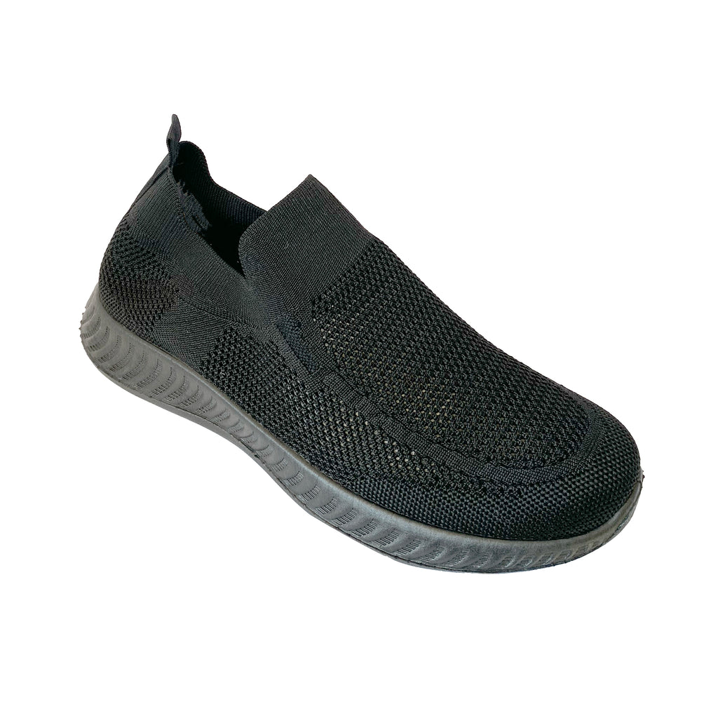 Ανδρικά πάνινα παπούτσια Slip-on Μαύρο ANSIN