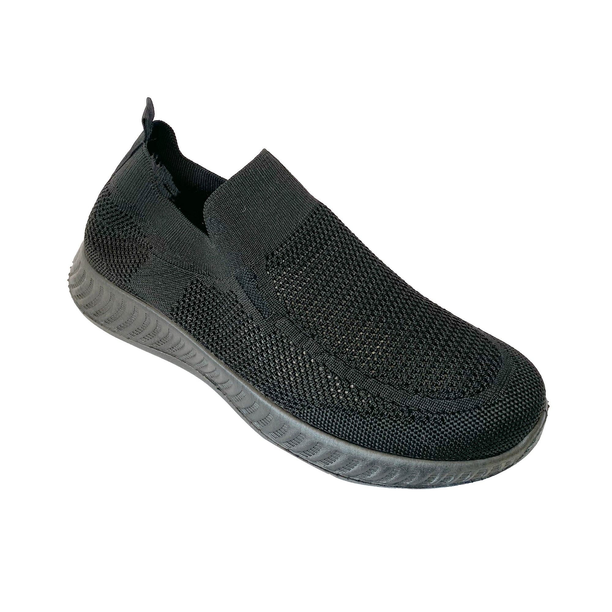 Ανδρικά πάνινα παπούτσια Slip-on Μαύρο ANSIN