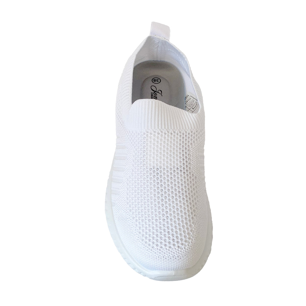 Γυναικεία πάνινα παπούτσια slip-on Λευκό ANSIN