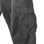 Ανδρικά παντελόνια cargo με λάστιχο Μαύρο ANSIN