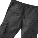 Ανδρικά παντελόνια cargo με λάστιχο Μαύρο ANSIN