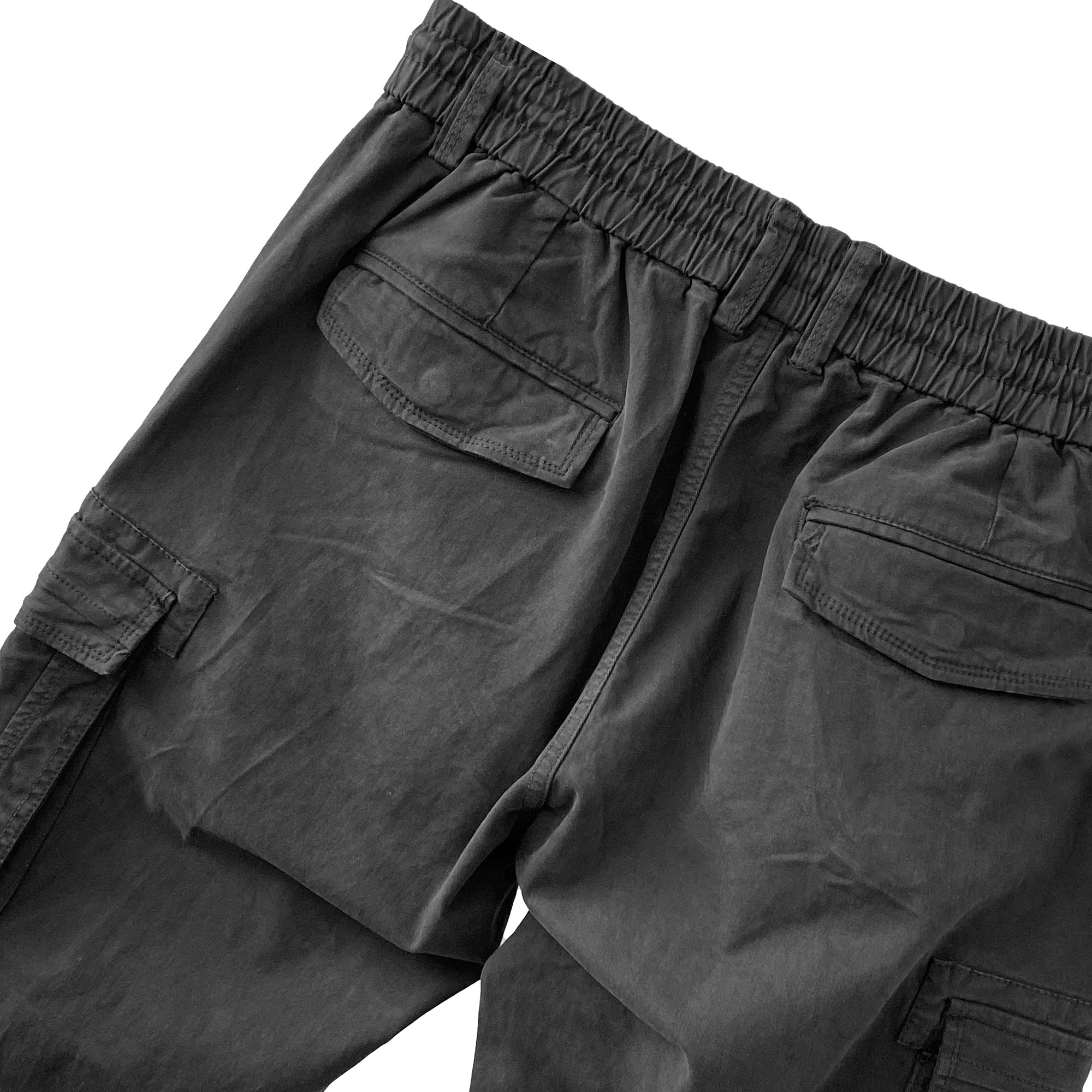 Ανδρικά παντελόνια cargo με λάστιχο Μαύρο ANSIN