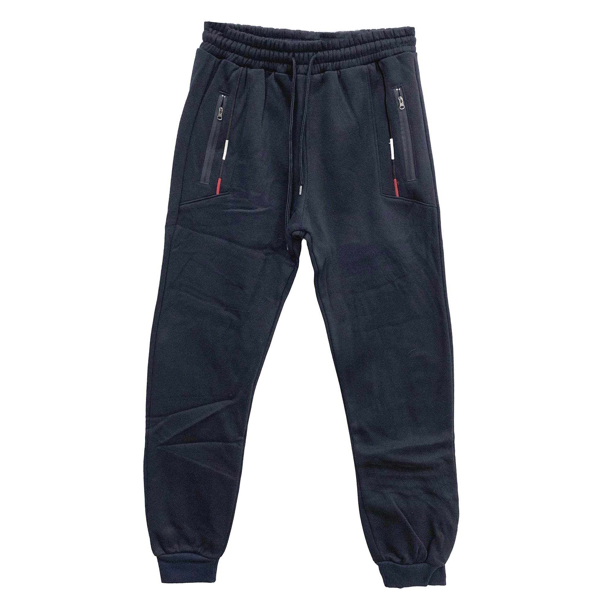 Ανδρική φόρμα παντελόνια fleece με λάστιχο Μπλε ANSIN