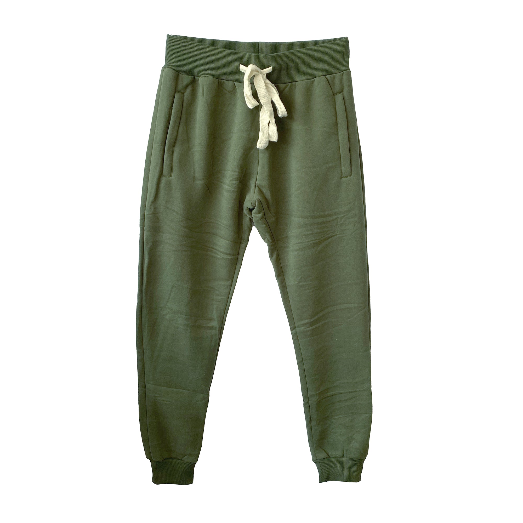 Ανδρική φόρμα Joggers με λάστιχο Χακί ANSIN