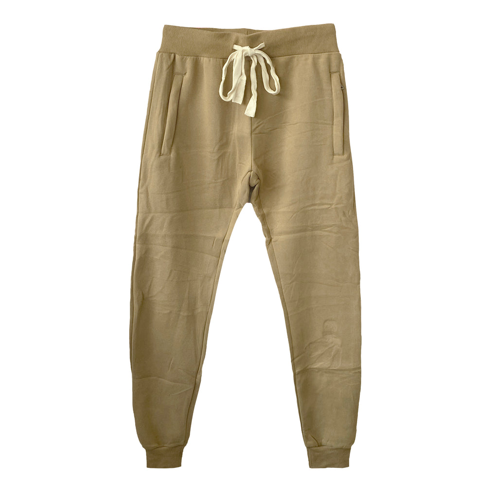 Ανδρική φόρμα Joggers με λάστιχο Μπεζ ANSIN