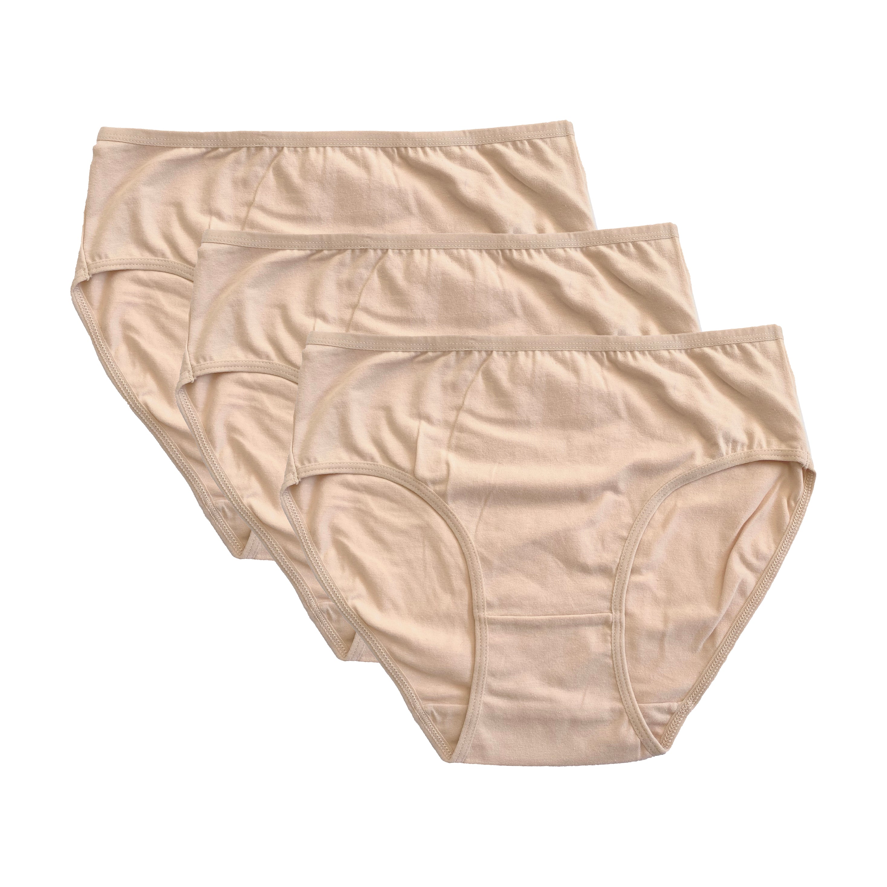 Γυναικεία σπλι βαμβακερά 3pack Μπεζ ANSIN