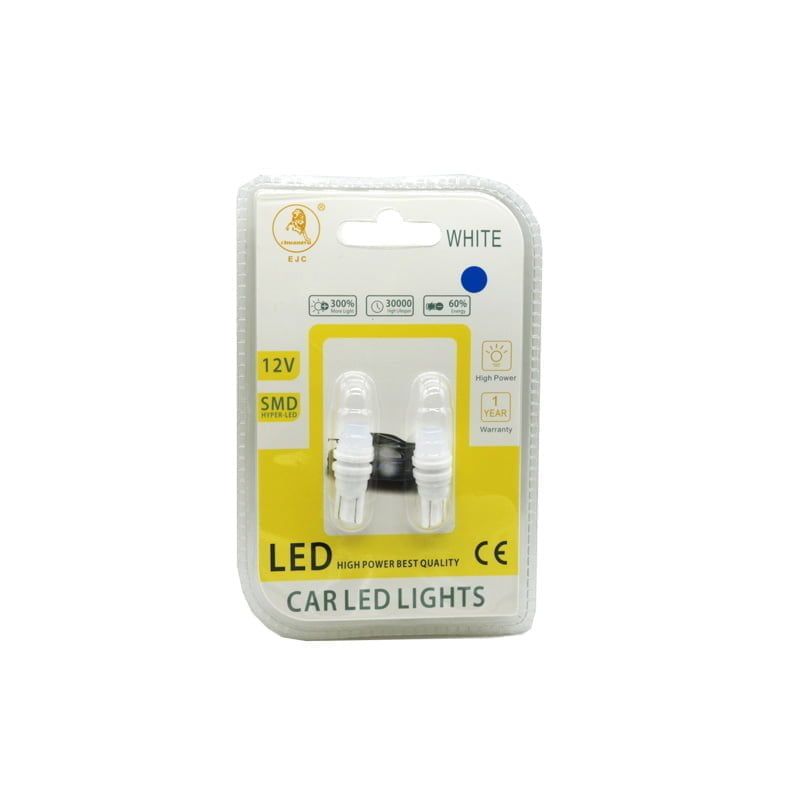 EJC Λάμπες Αυτοκινήτου Canbus 12V T10-3 2τμχ μπλε φως – LED light EJC