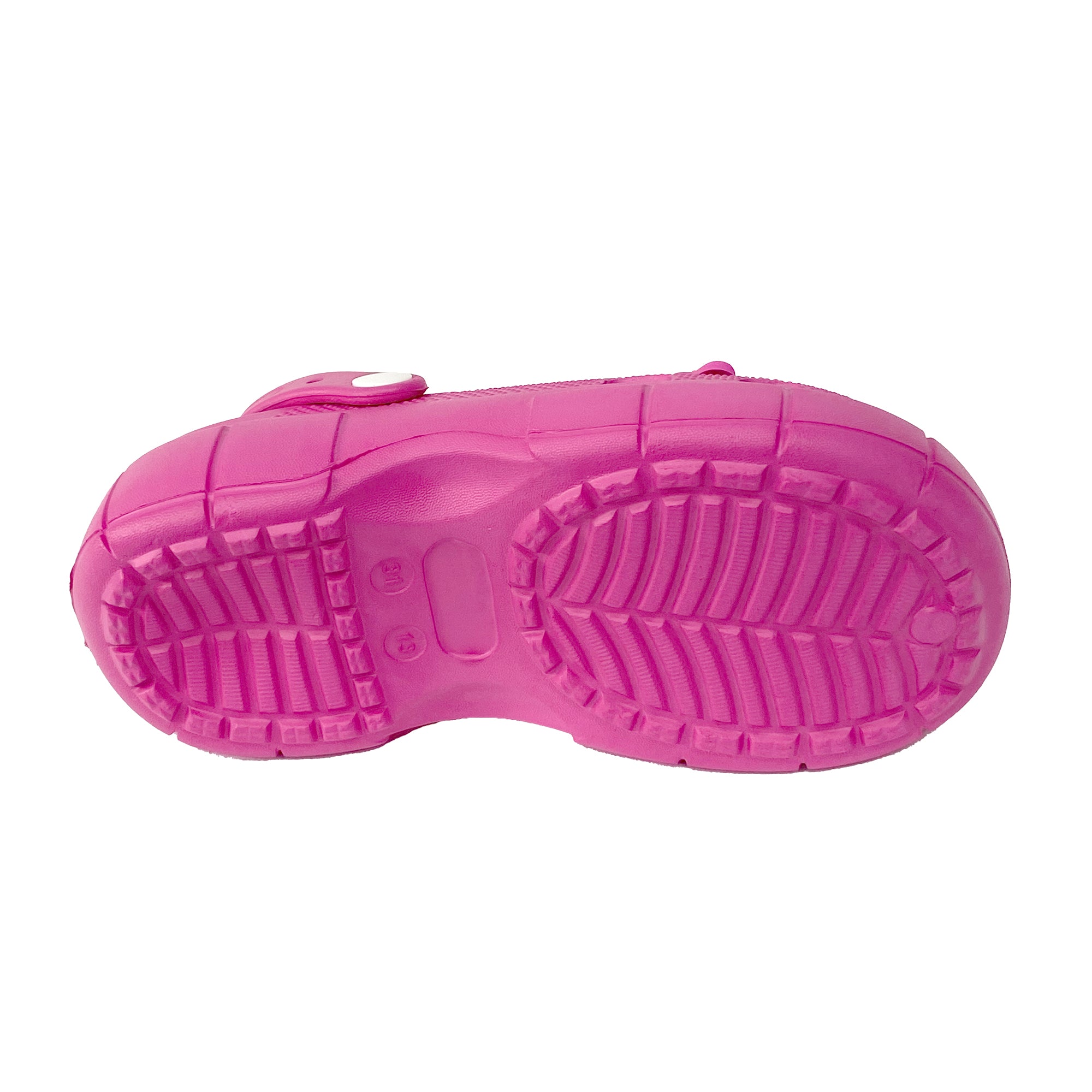 Παιδικές παντόφλες σαμπό για κορίτσι με διακοσμητικά 30-35 Φούξια ANSIN