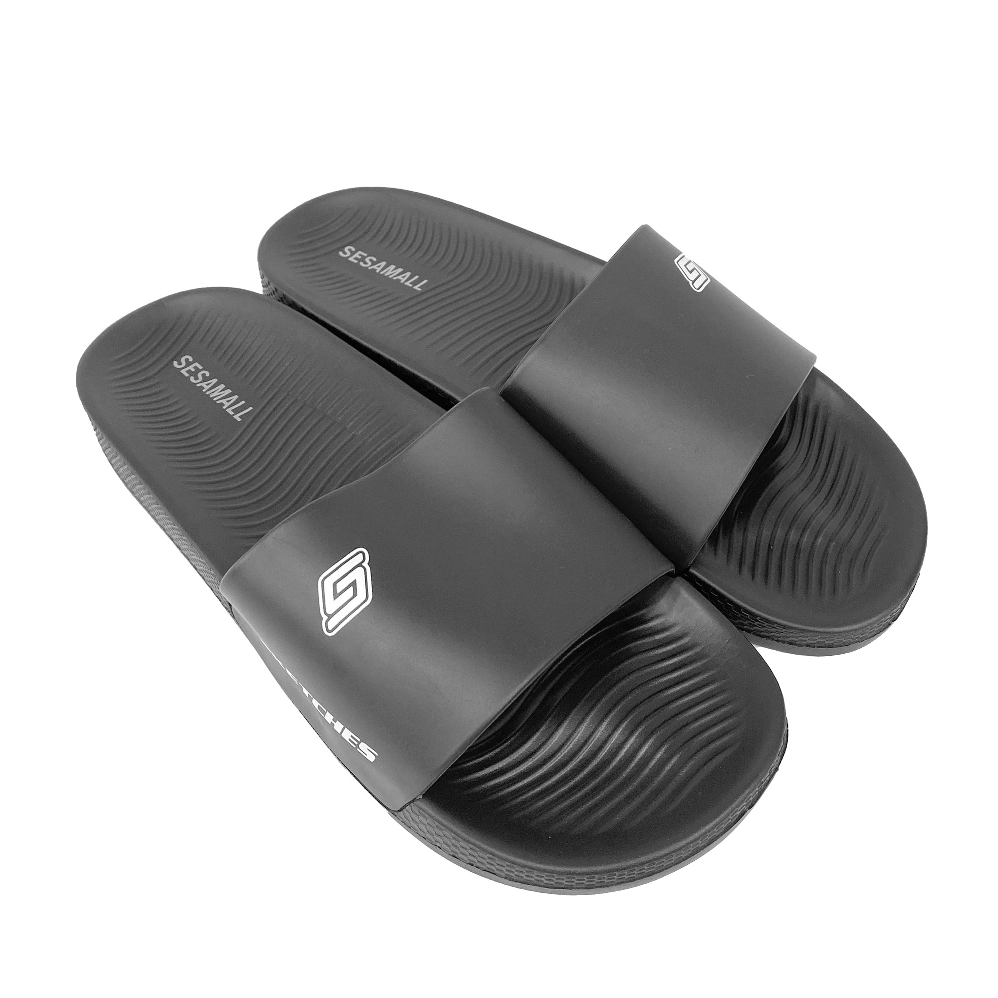 Ανδρικές καλοκαιρινές παντόφλες Slides μαύρο ANSIN