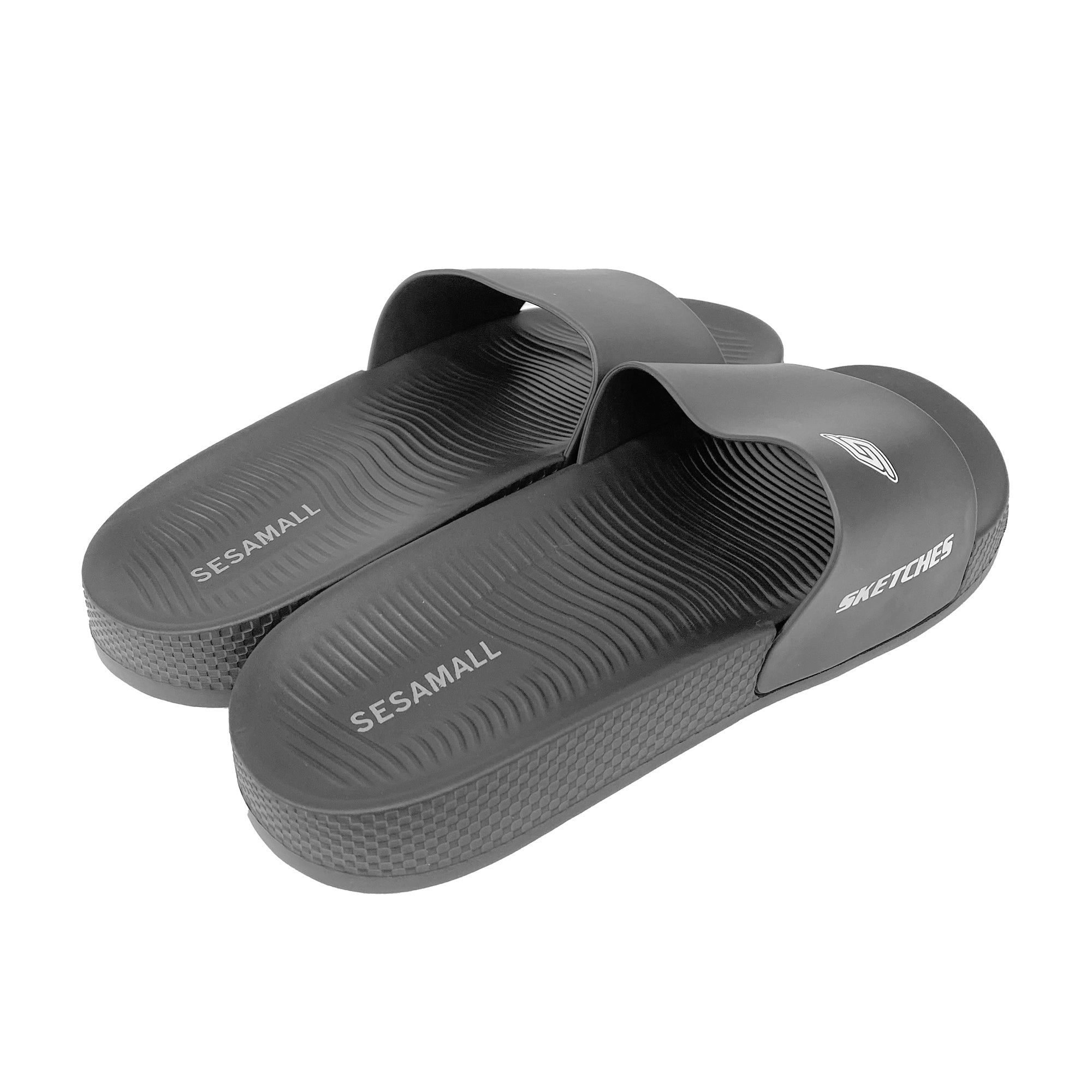 Ανδρικές καλοκαιρινές παντόφλες Slides μαύρο ANSIN