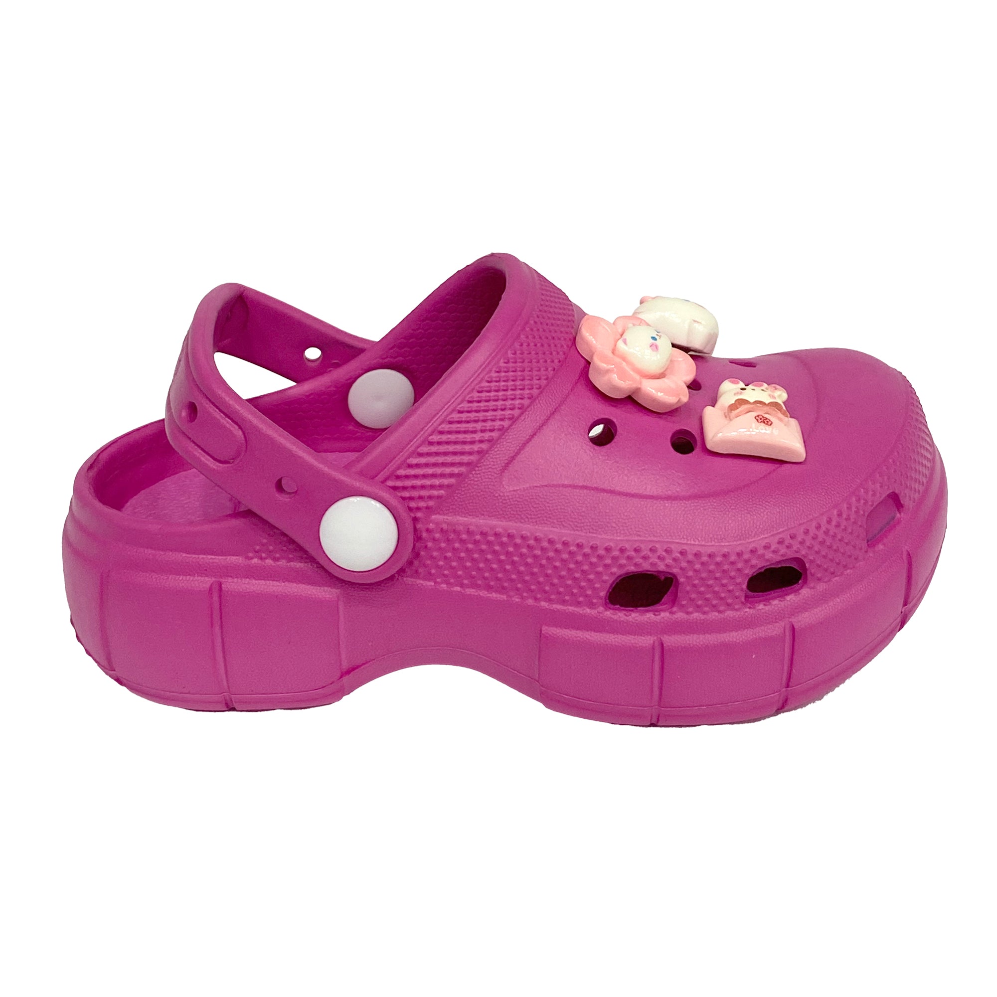 Κοριτσίστικα σαμπό με αποσπωμένα διακοσμητικά 24-29 Φούξια ANSIN