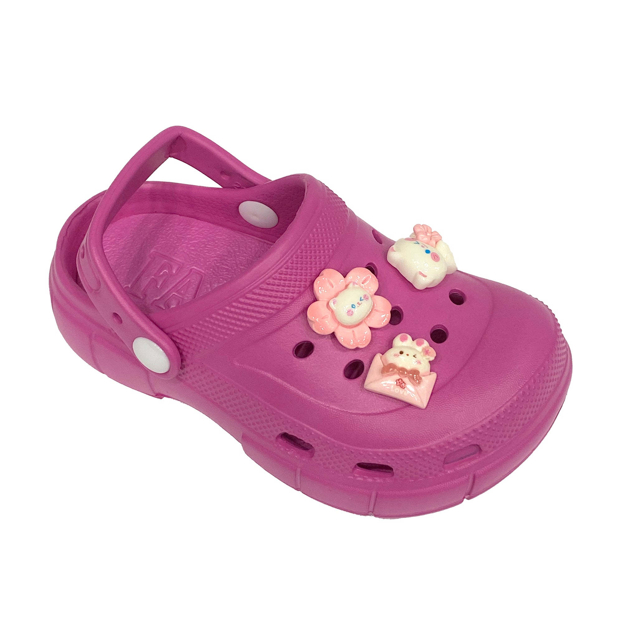 Κοριτσίστικα σαμπό με αποσπωμένα διακοσμητικά 24-29 Φούξια ANSIN