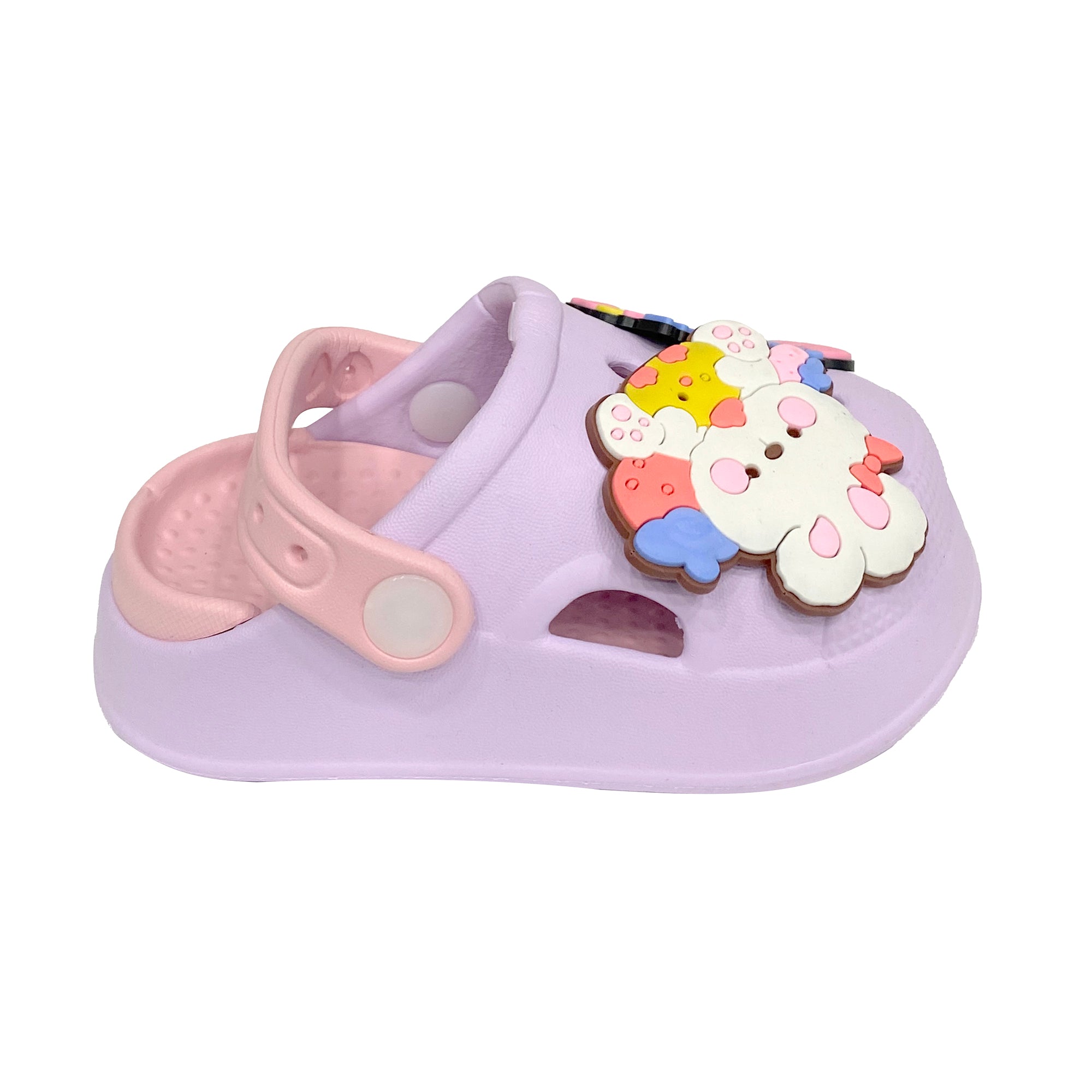 Κοριτσίστικα σαμπό με αποσπωμένα διακοσμητικά 18-23 Λιλά ANSIN