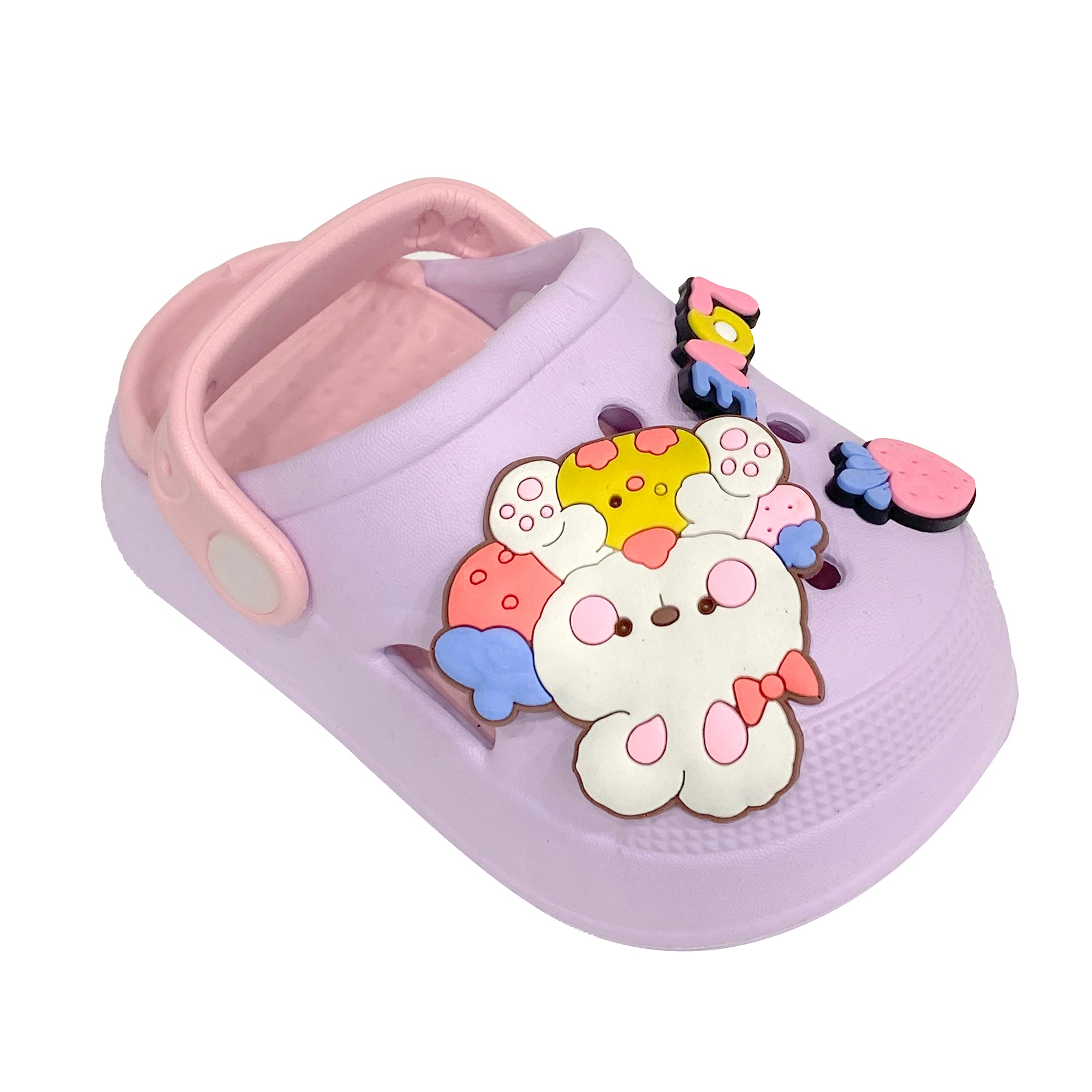 Κοριτσίστικα σαμπό με αποσπωμένα διακοσμητικά 18-23 Λιλά ANSIN