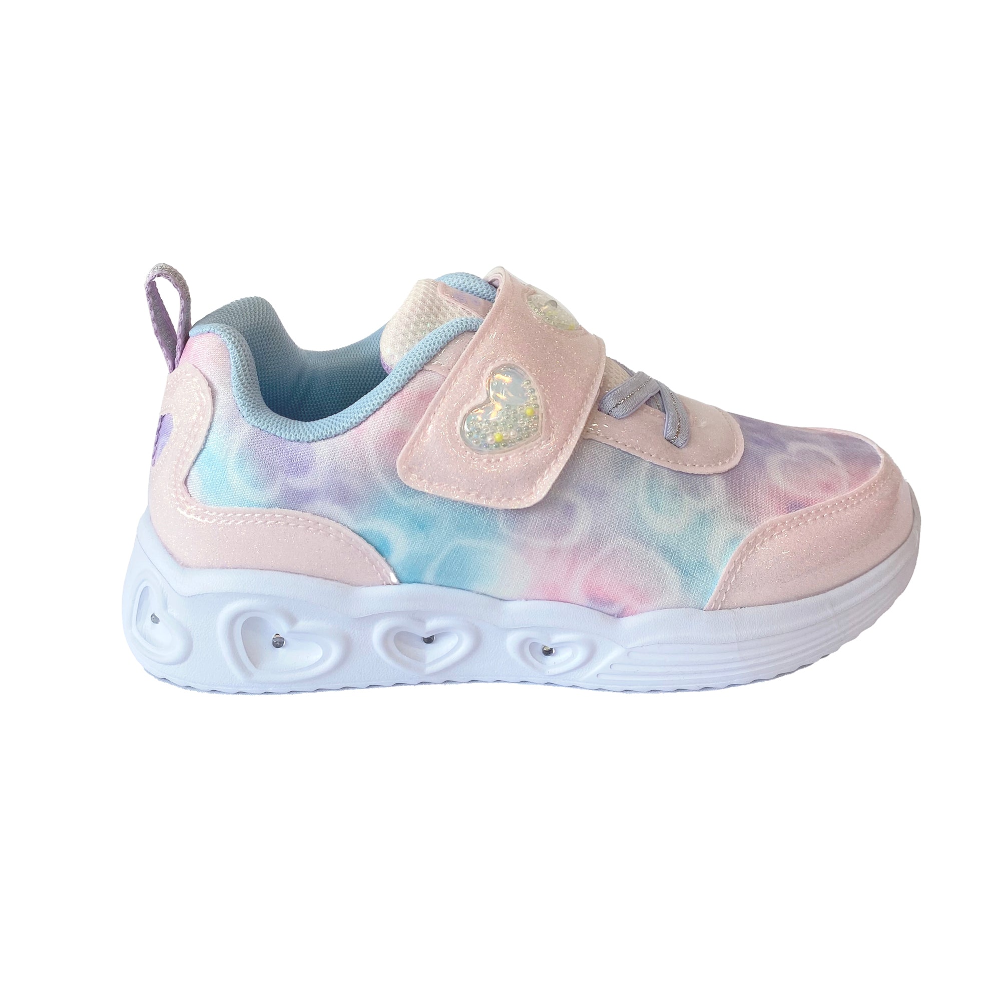 Κοριτσίστικα αθλητικά παπούτσια με φωτάκια (30-35) Λιλά ANSIN