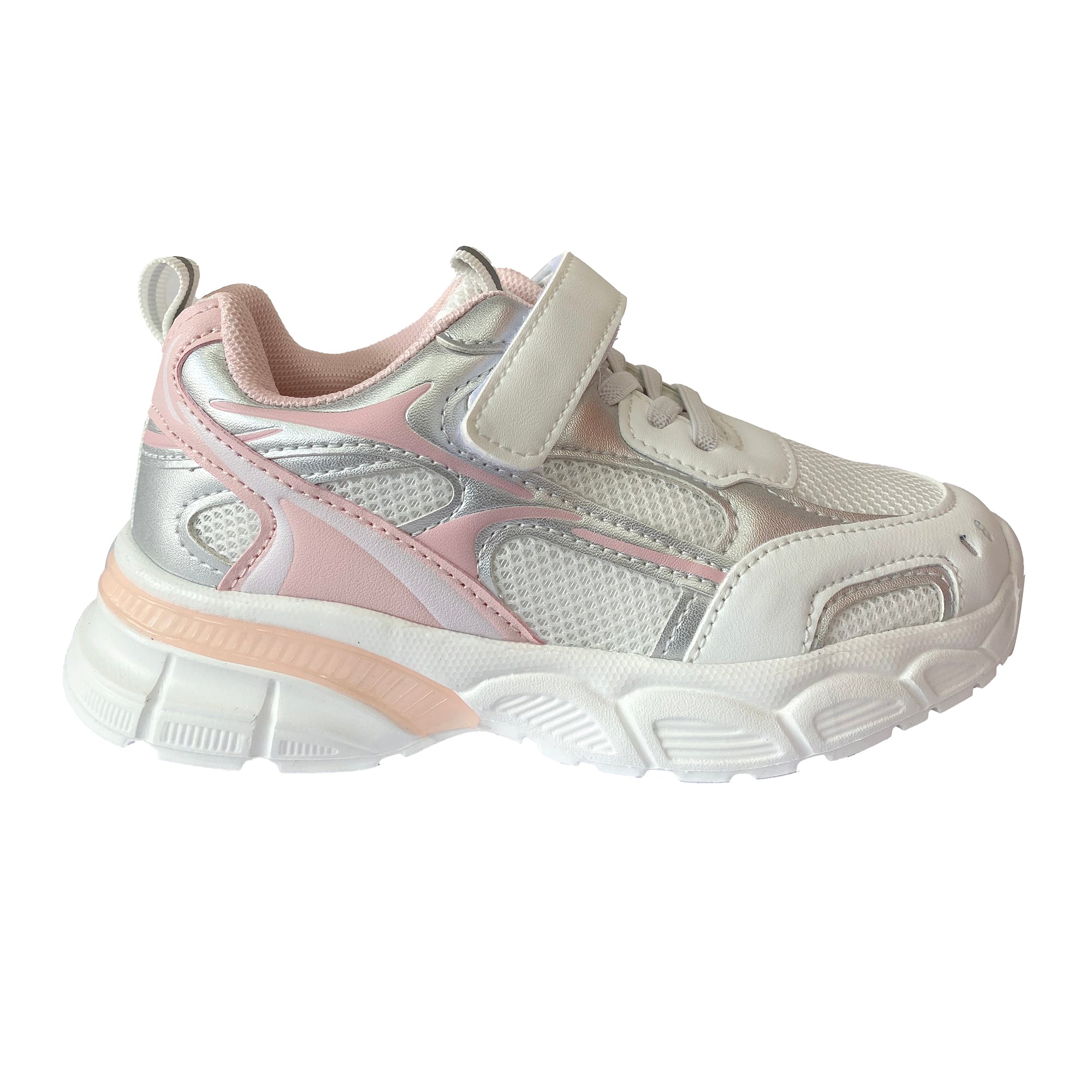 Κοριτσίστικα αθλητικά παπούτσια με σκρατς (25-30) Ροζ/Λευκό ANSIN