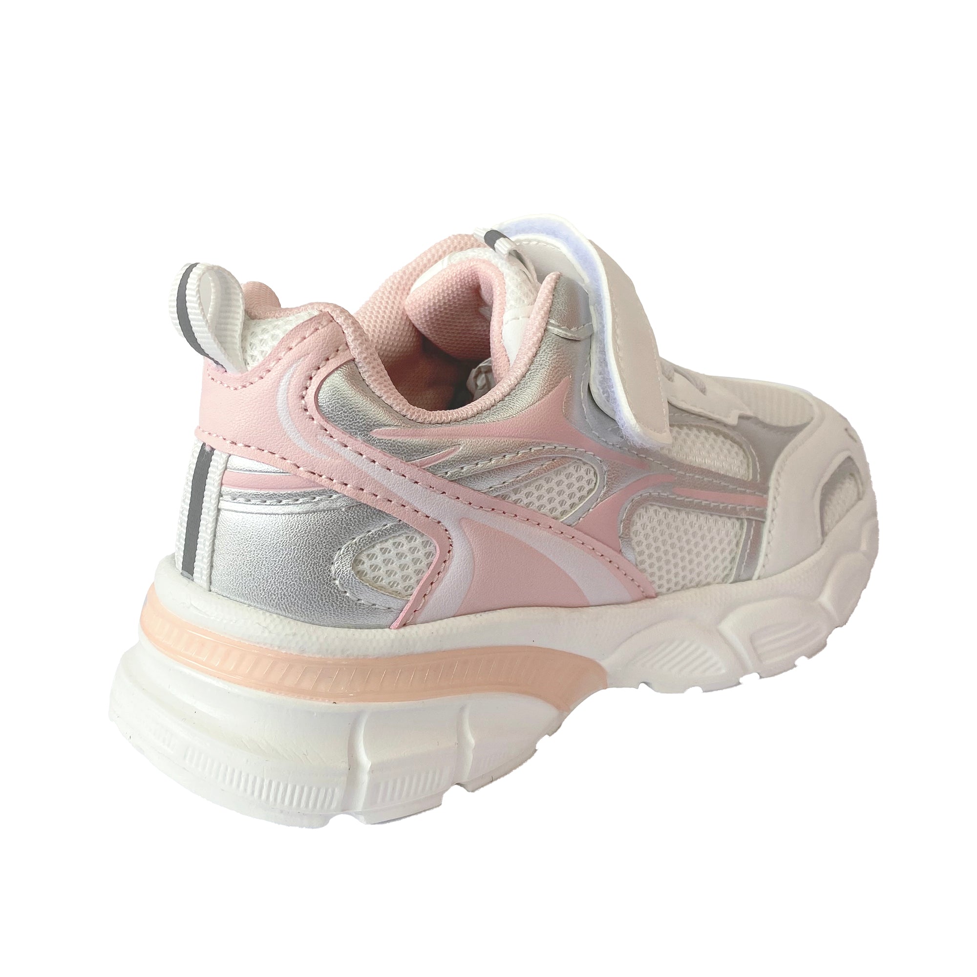 Κοριτσίστικα αθλητικά παπούτσια με σκρατς (25-30) Ροζ/Λευκό ANSIN