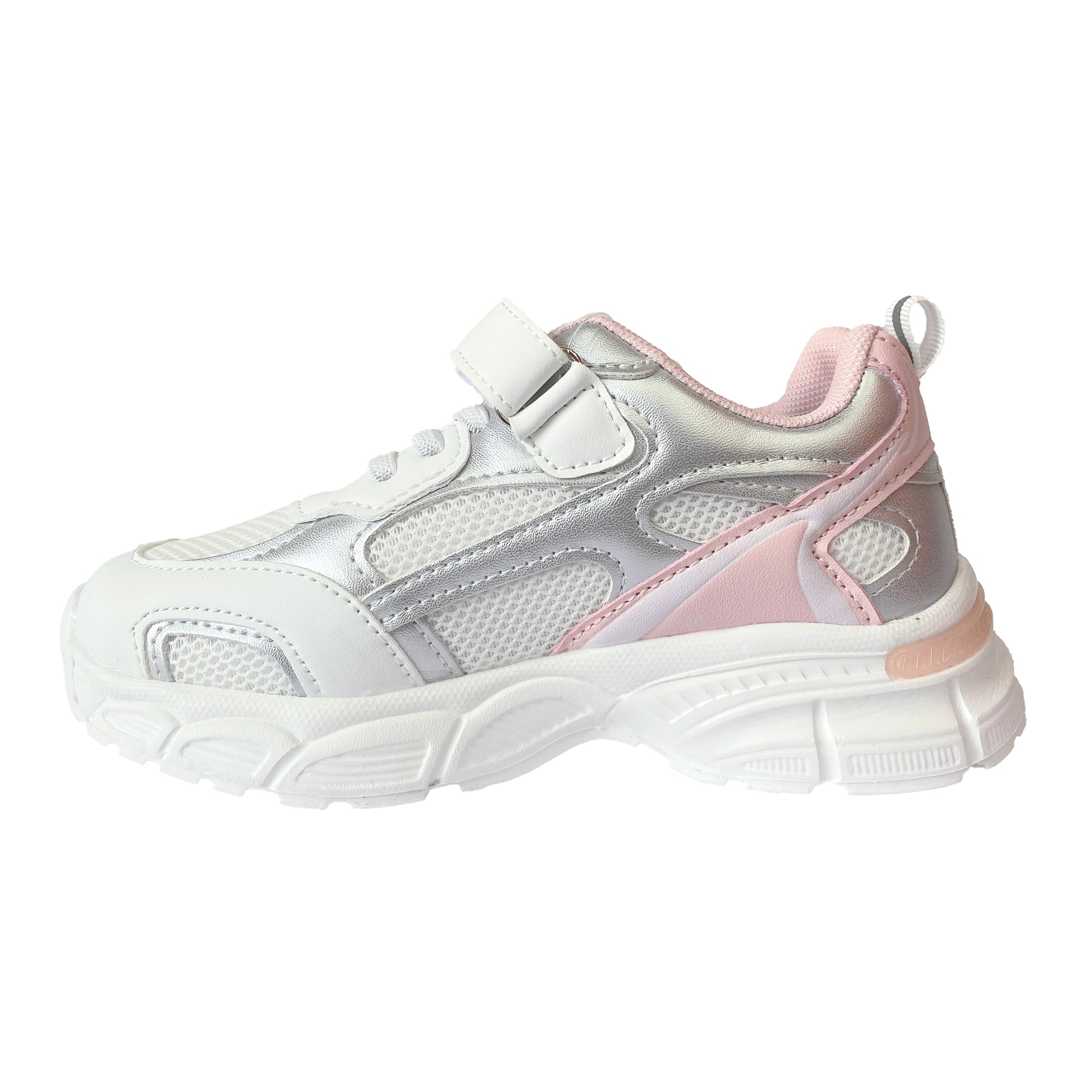 Κοριτσίστικα αθλητικά παπούτσια με σκρατς (25-30) Ροζ/Λευκό ANSIN