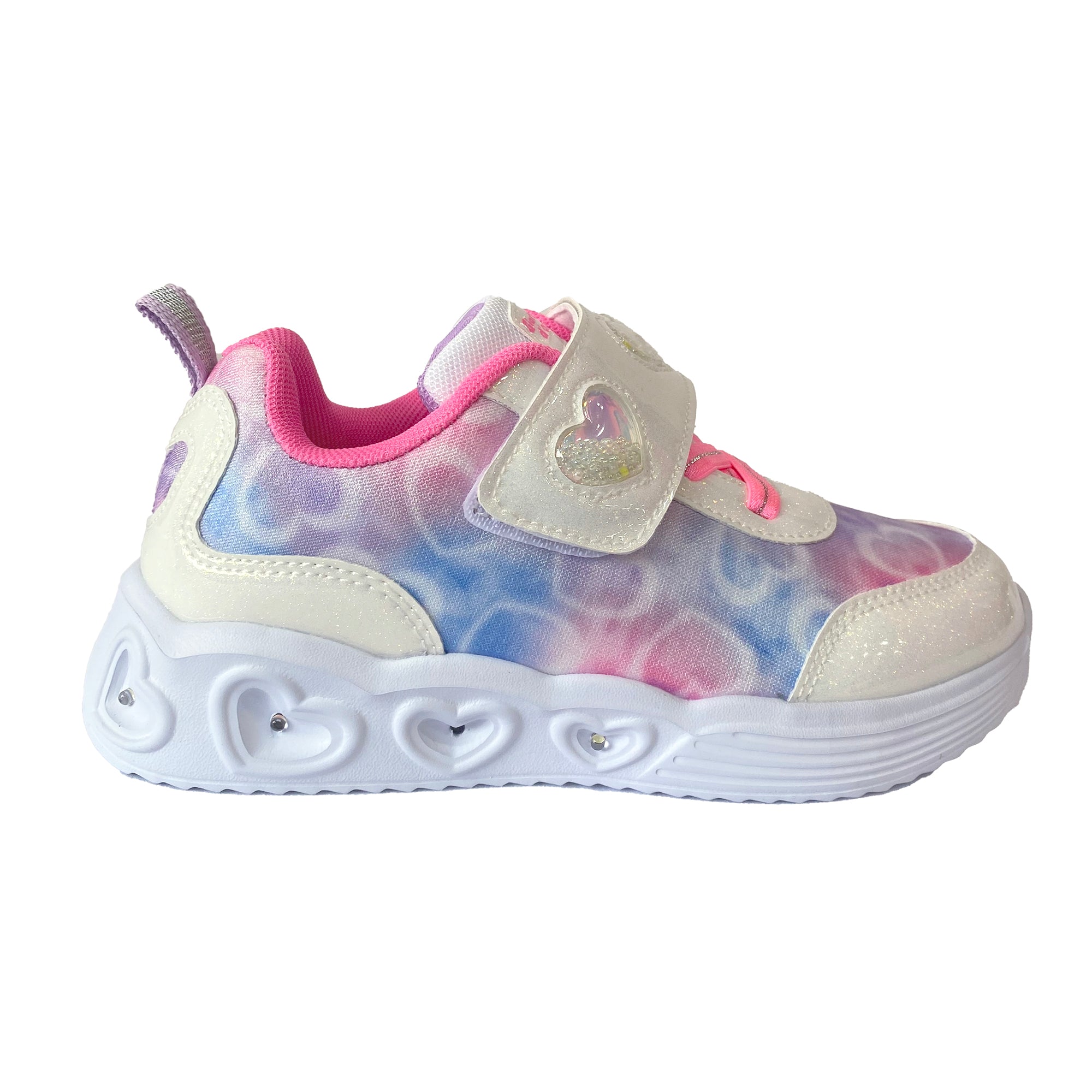 Κοριτσίστικα αθλητικά παπούτσια με φωτάκια (30-35) Ροζ ANSIN