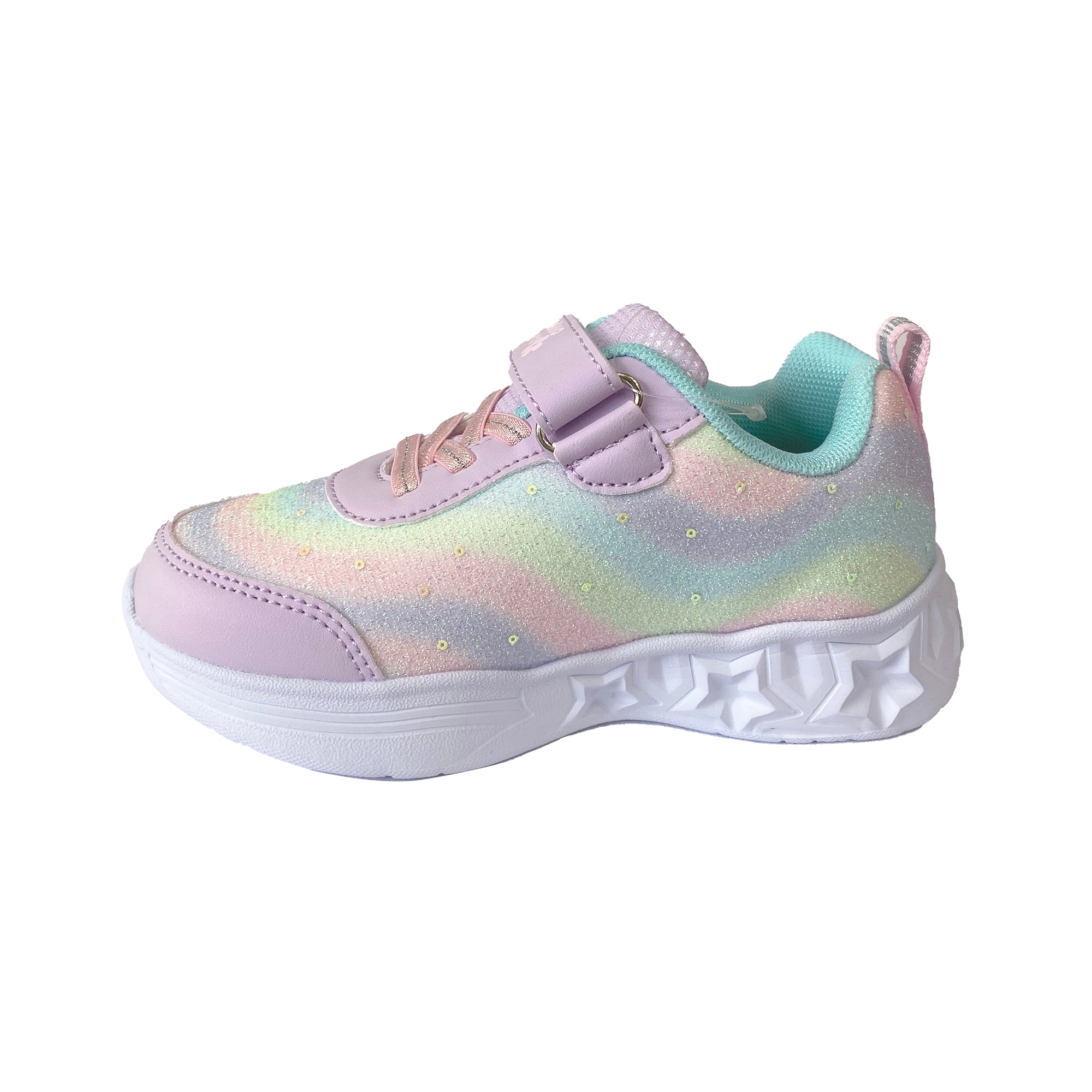 Κοριτσίστικα αθλητικά παπούτσια με μονόκερο φωτάκια (24-29) Ροζ ANSIN