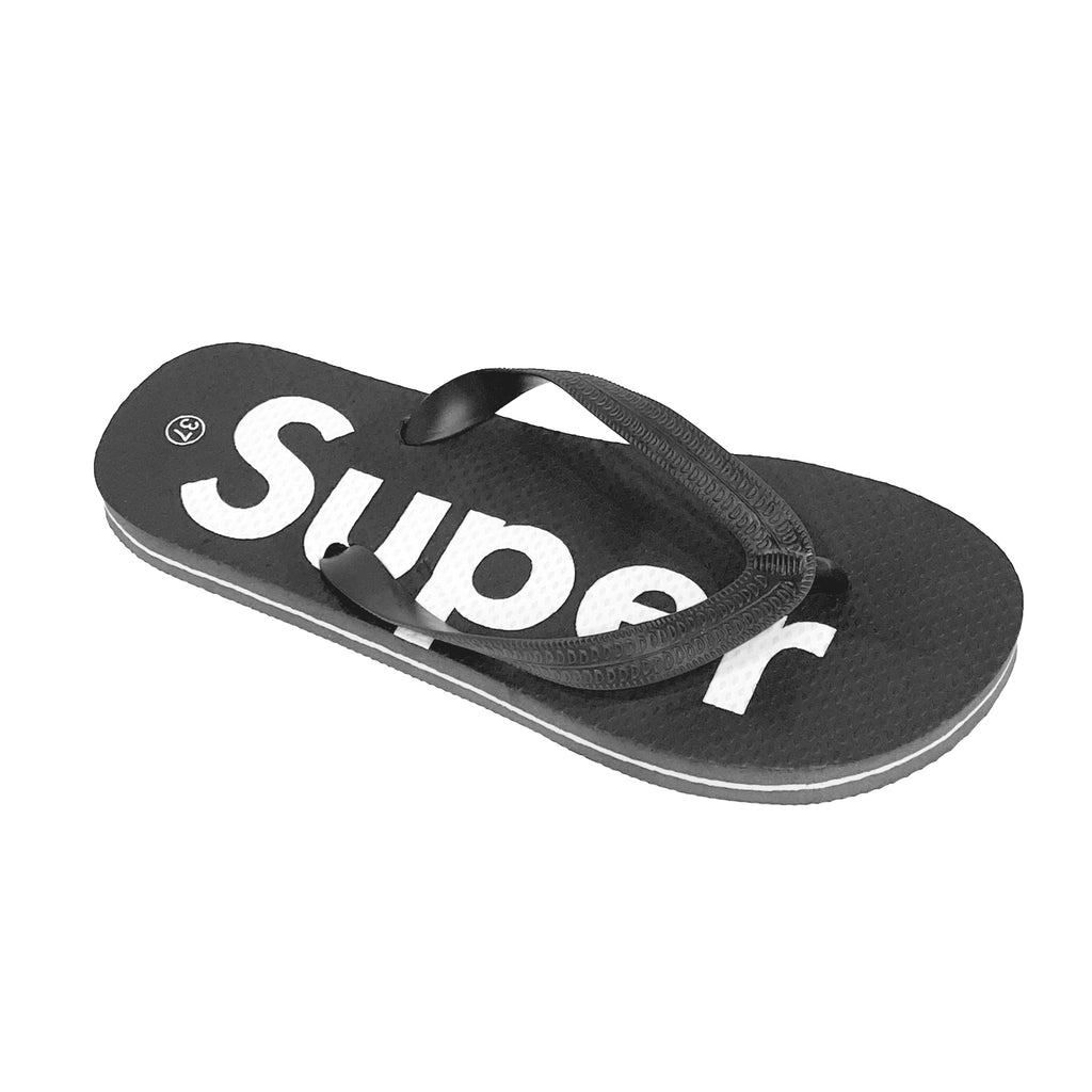 Unisex σαγιονάρες SUPER flip-flops Μαύρο ANSIN