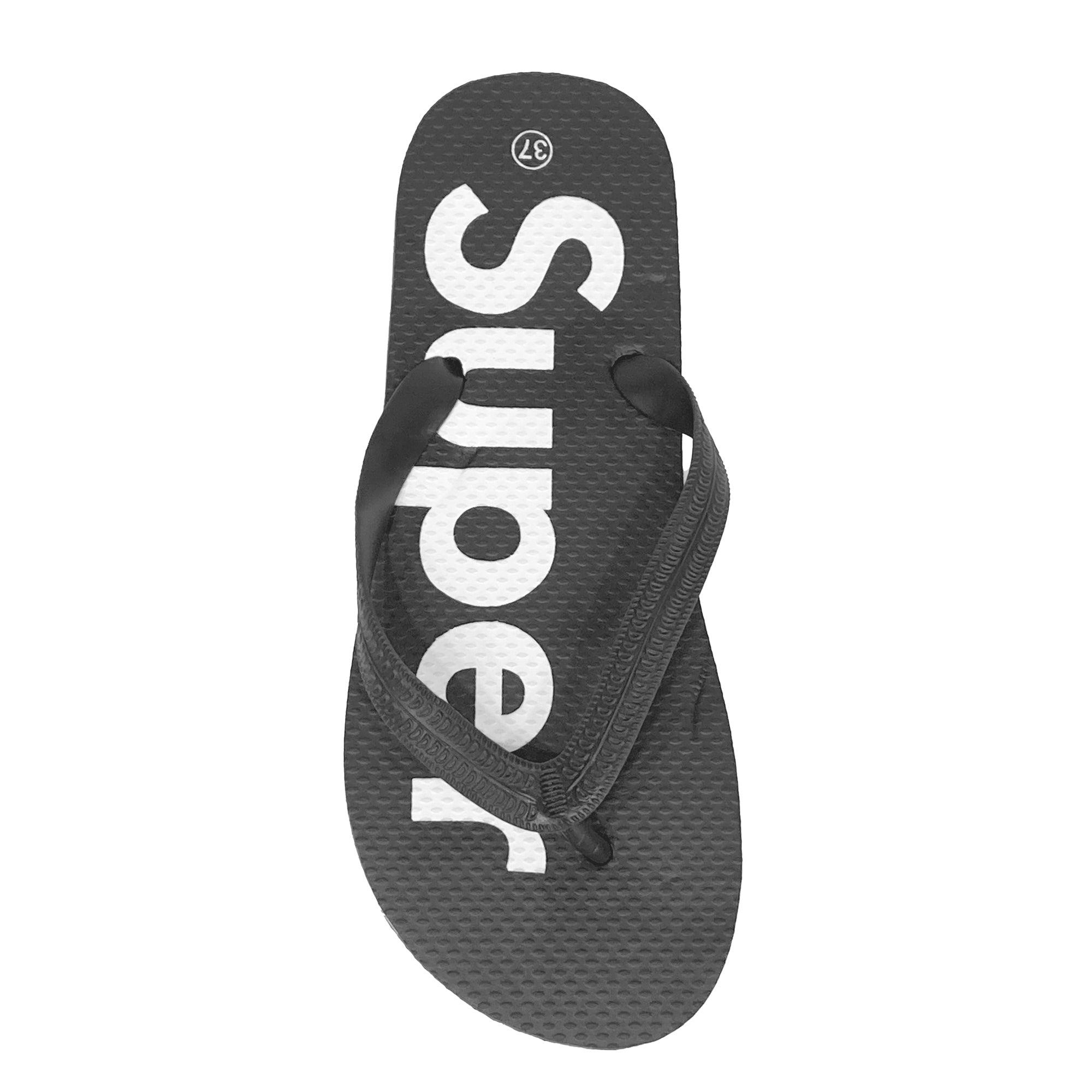 Unisex σαγιονάρες SUPER flip-flops Μαύρο ANSIN