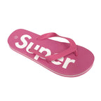 Γυναικείες σαγιονάρες SUPER flip-flops Φούξια ANSIN