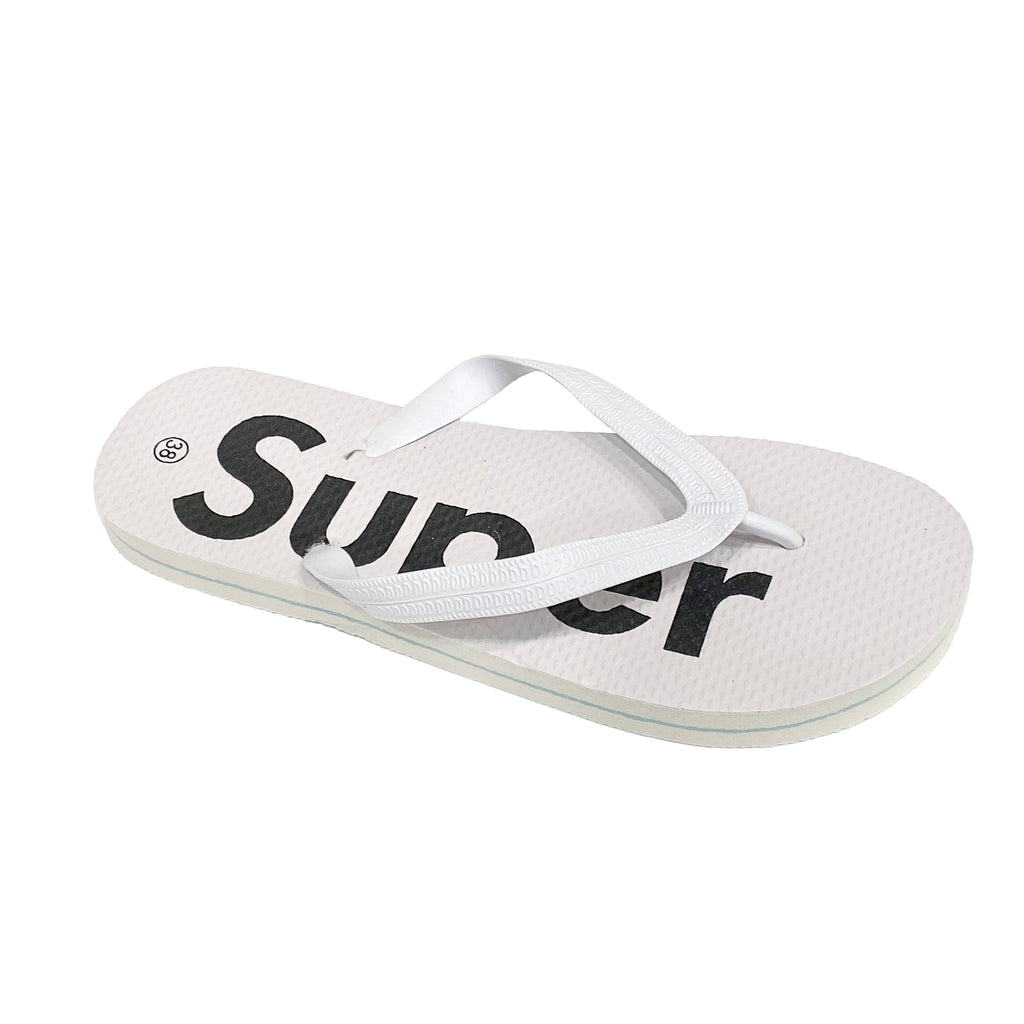Unisex σαγιονάρες SUPER flip-flops Λευκό ANSIN