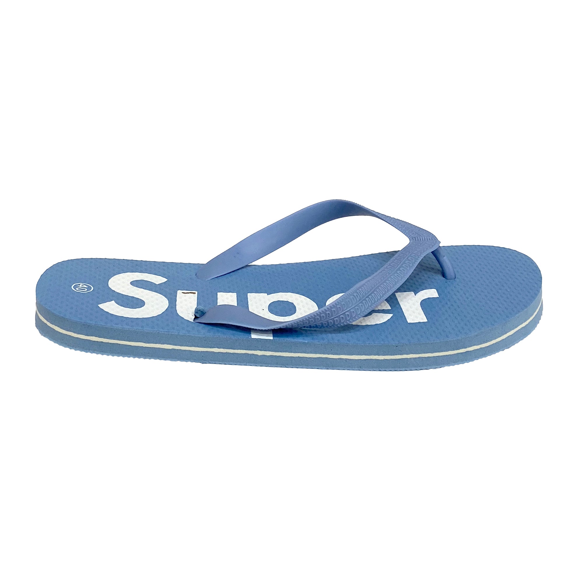 Γυναικείες σαγιονάρες SUPER flip-flops Σιέλ ANSIN