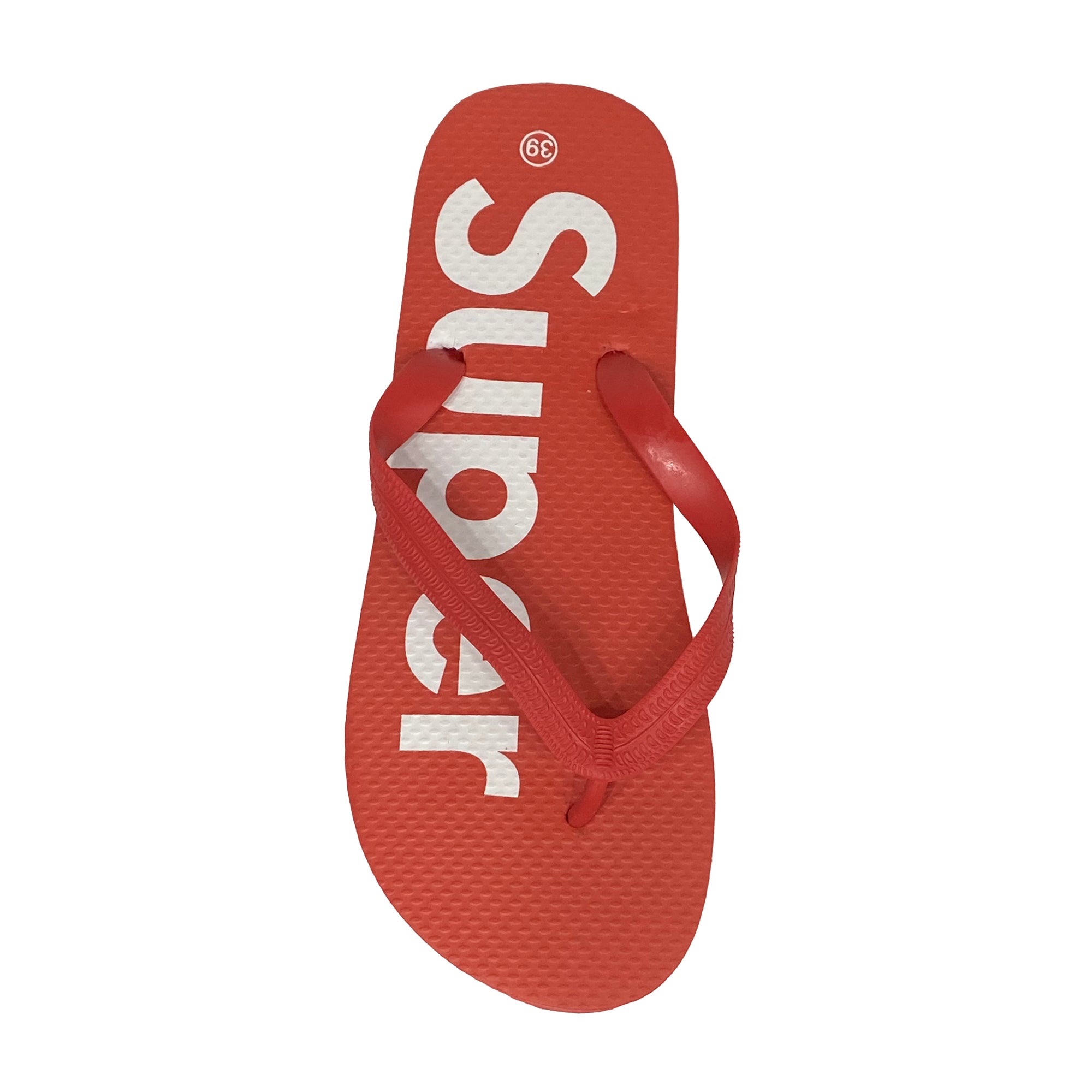 Γυναικείες σαγιονάρες SUPER flip-flops κόκκινο ANSIN