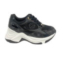Γυναικεία sneakers με τακούνι 6.5 cm Μαύρο ANSIN