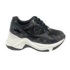 Γυναικεία sneakers με τακούνι 6.5 cm Μαύρο ANSIN