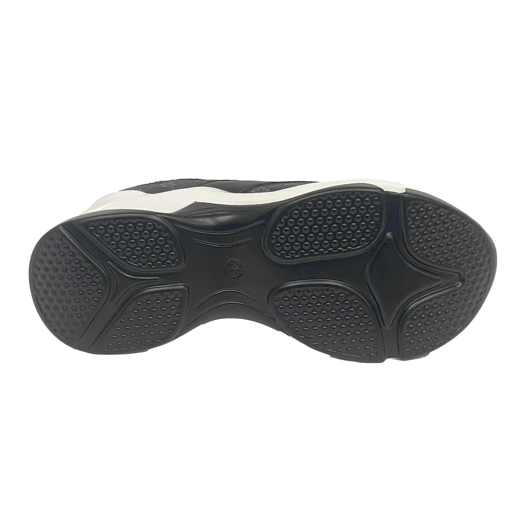 Γυναικεία sneakers με τακούνι 6.5 cm Μαύρο ANSIN