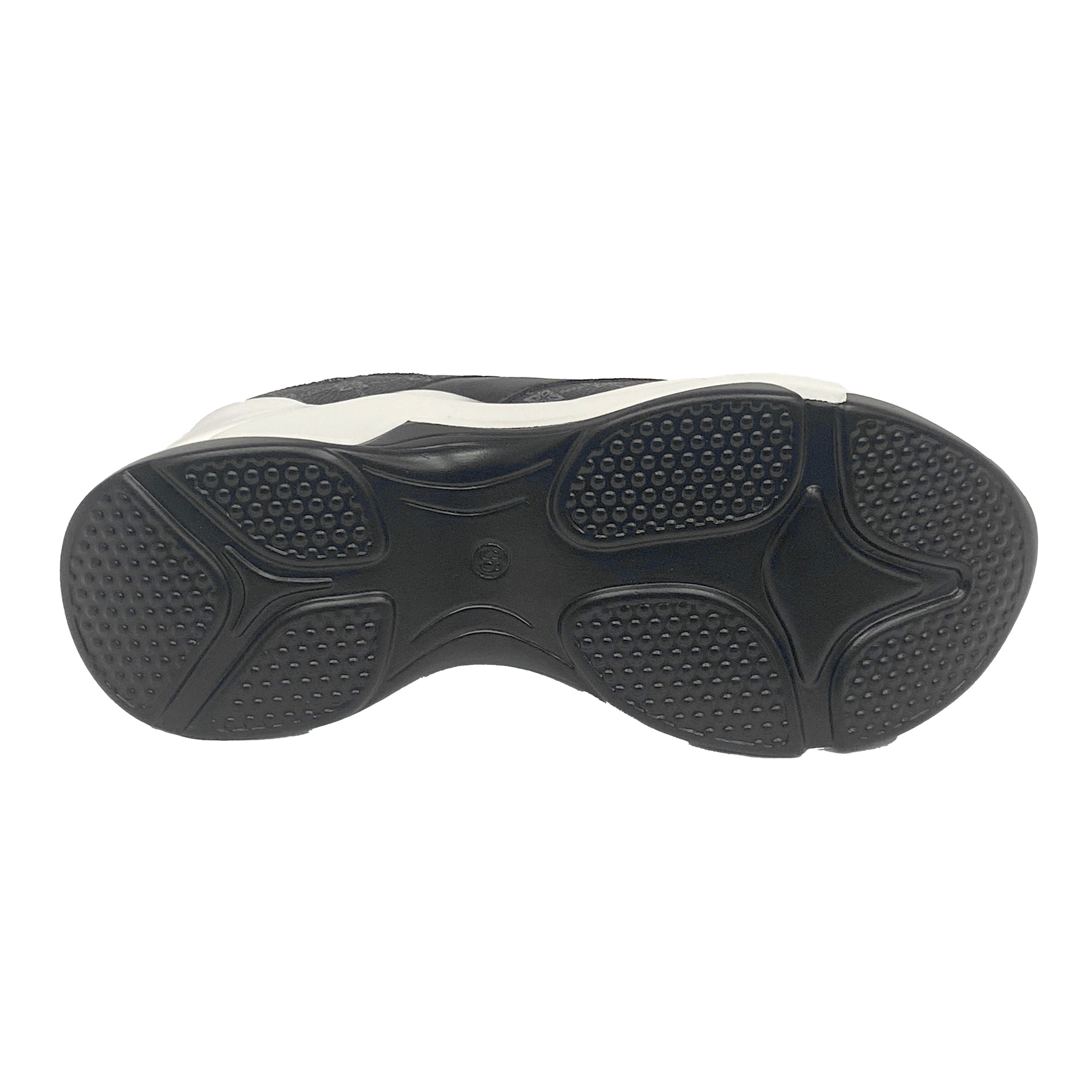 Γυναικεία sneakers με τακούνι 6.5 cm Μαύρο ANSIN