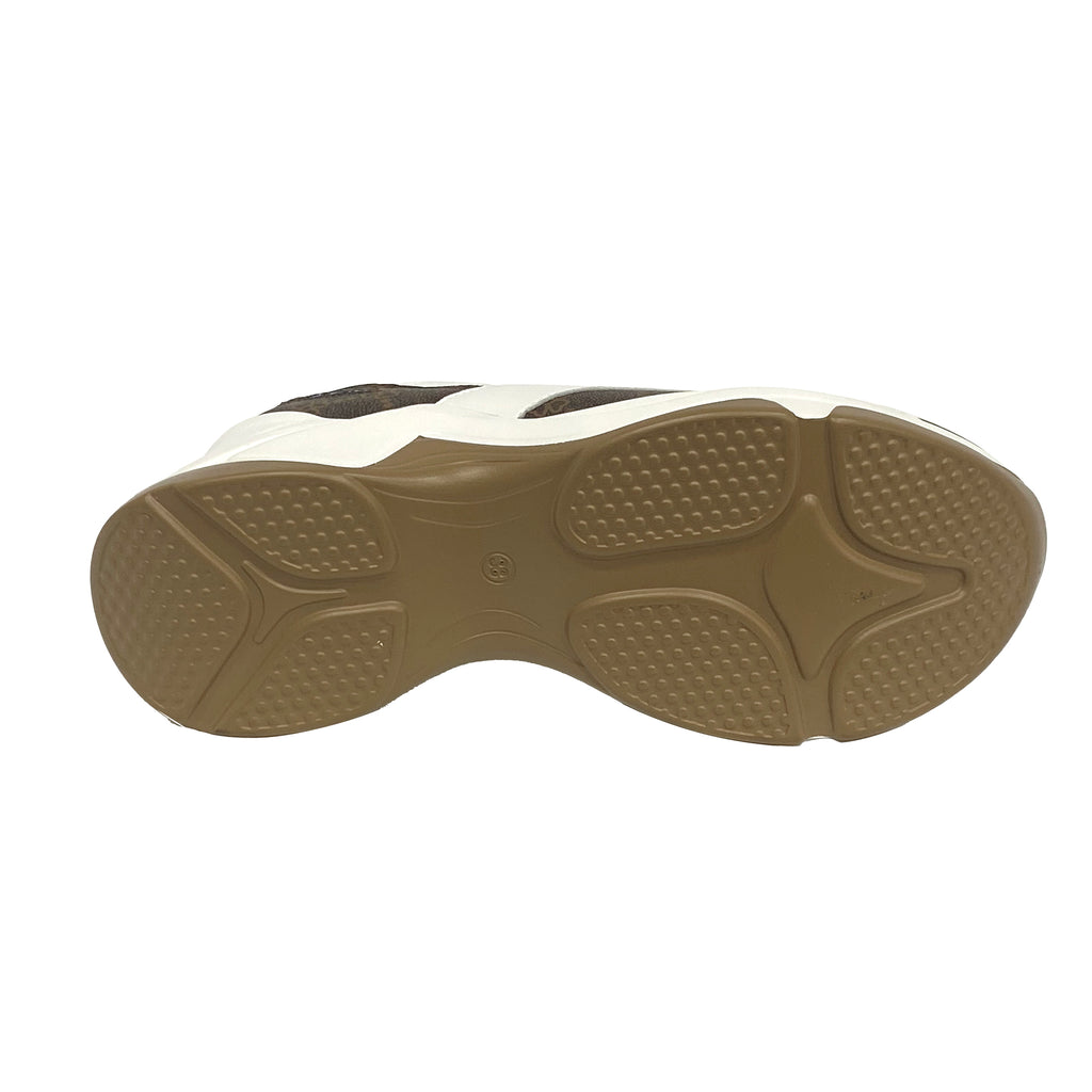 Γυναικεία sneakers με τακούνι 6.5 cm Λευκό ANSIN