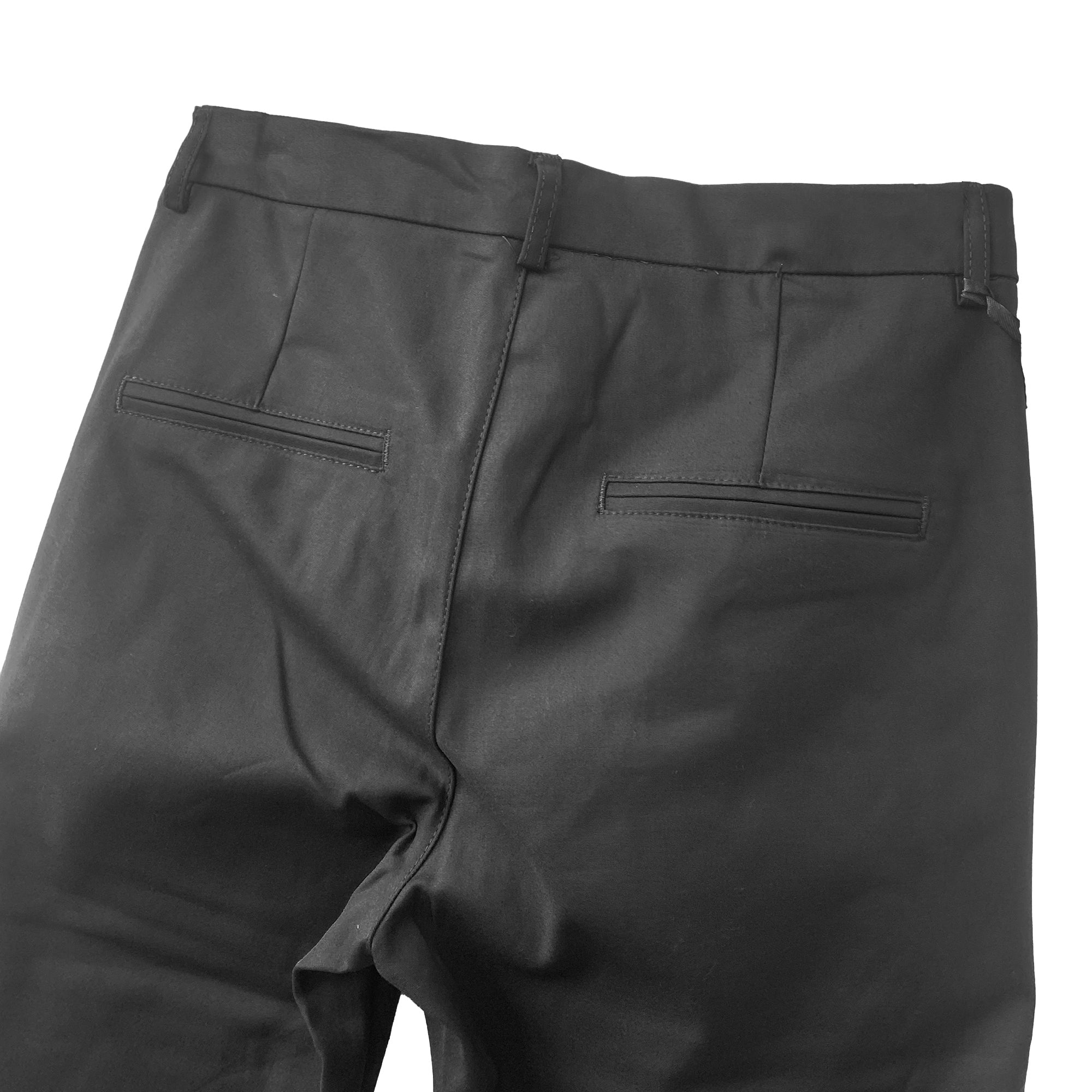 Γυναικείο υφασμάτινο παντελόνι chino Μαύρο ANSIN