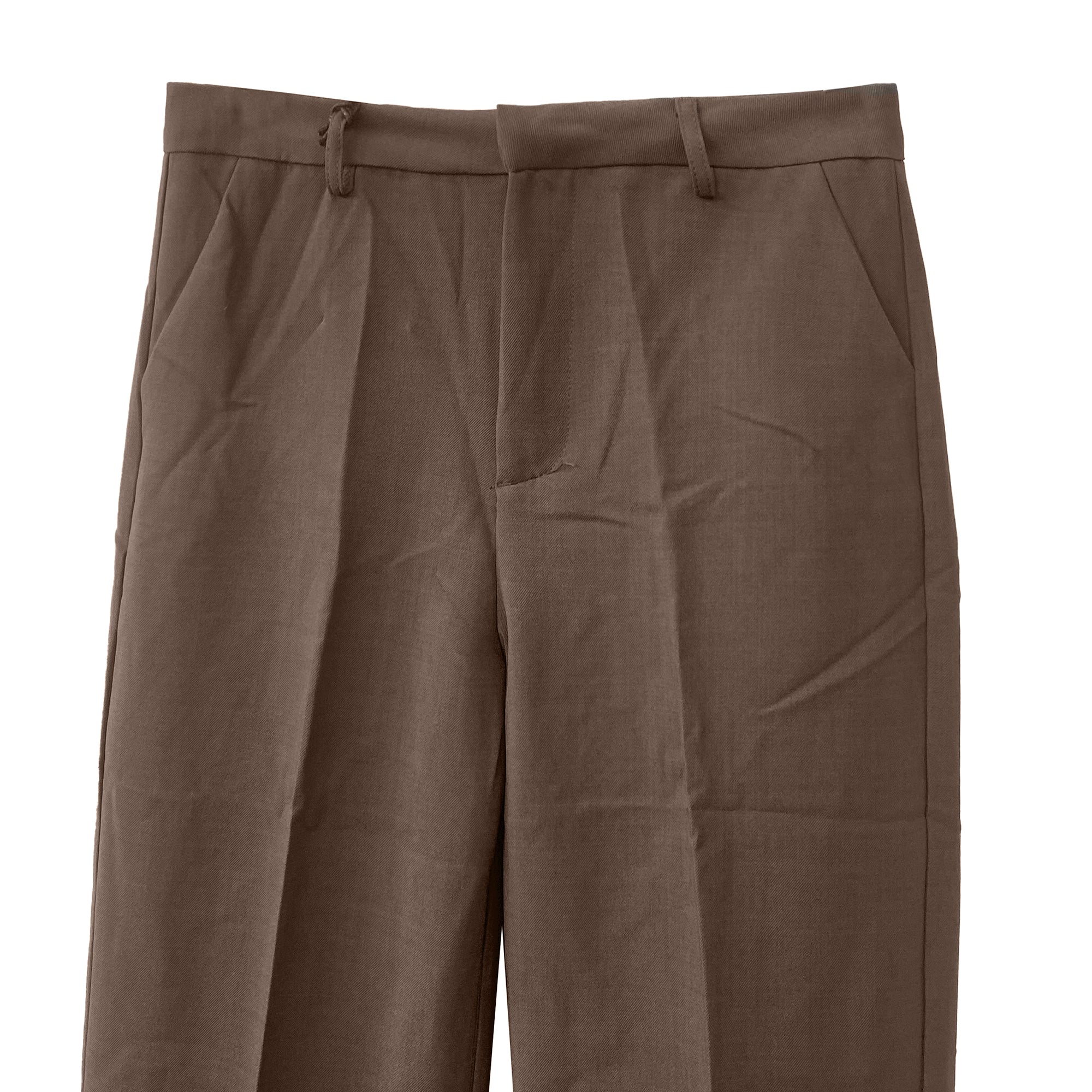 Γυναικεία παντελόνα υφασμάτινα Καφέ ANSIN